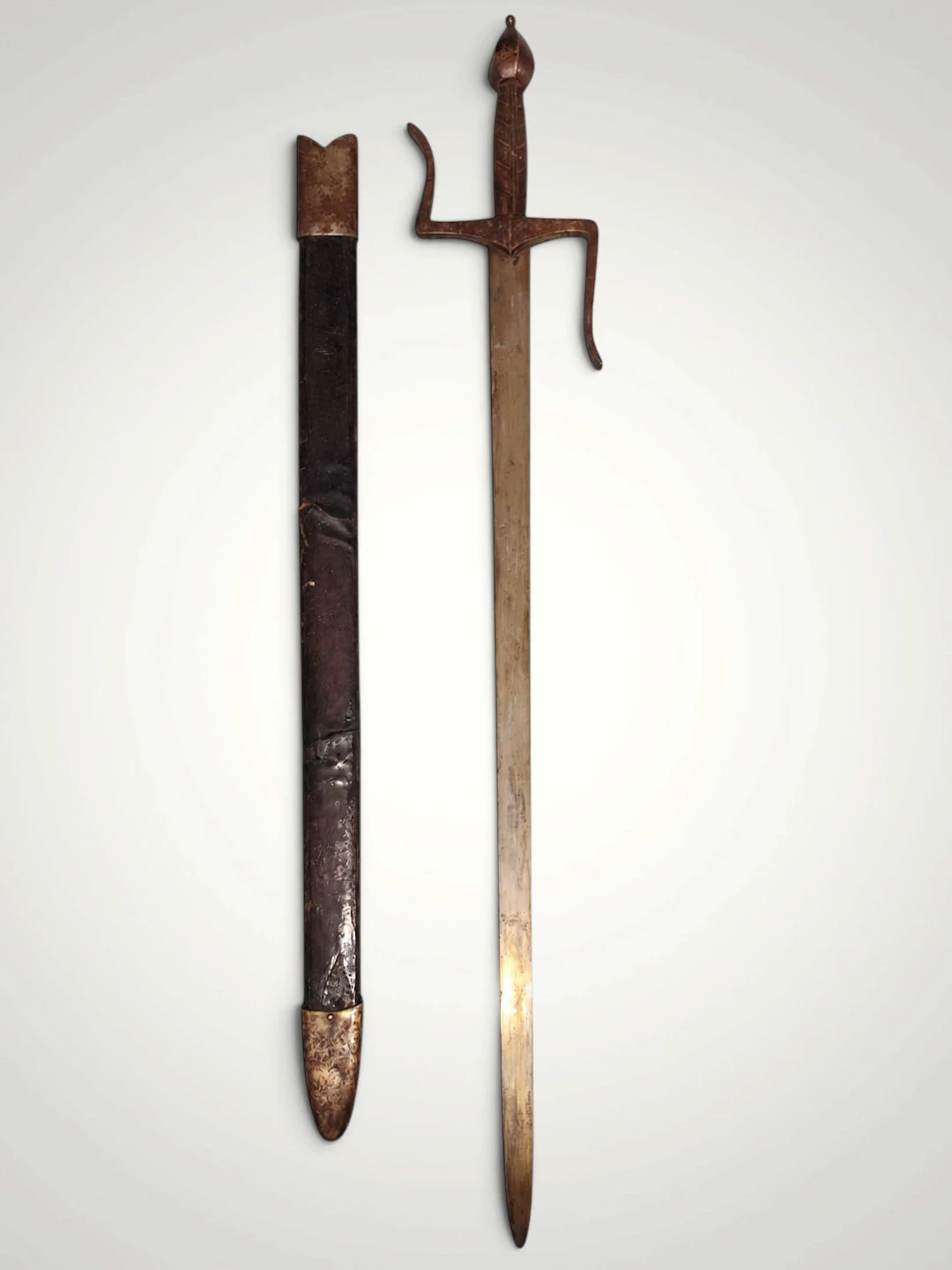 Medieval Style Sword in steel, late 19th C