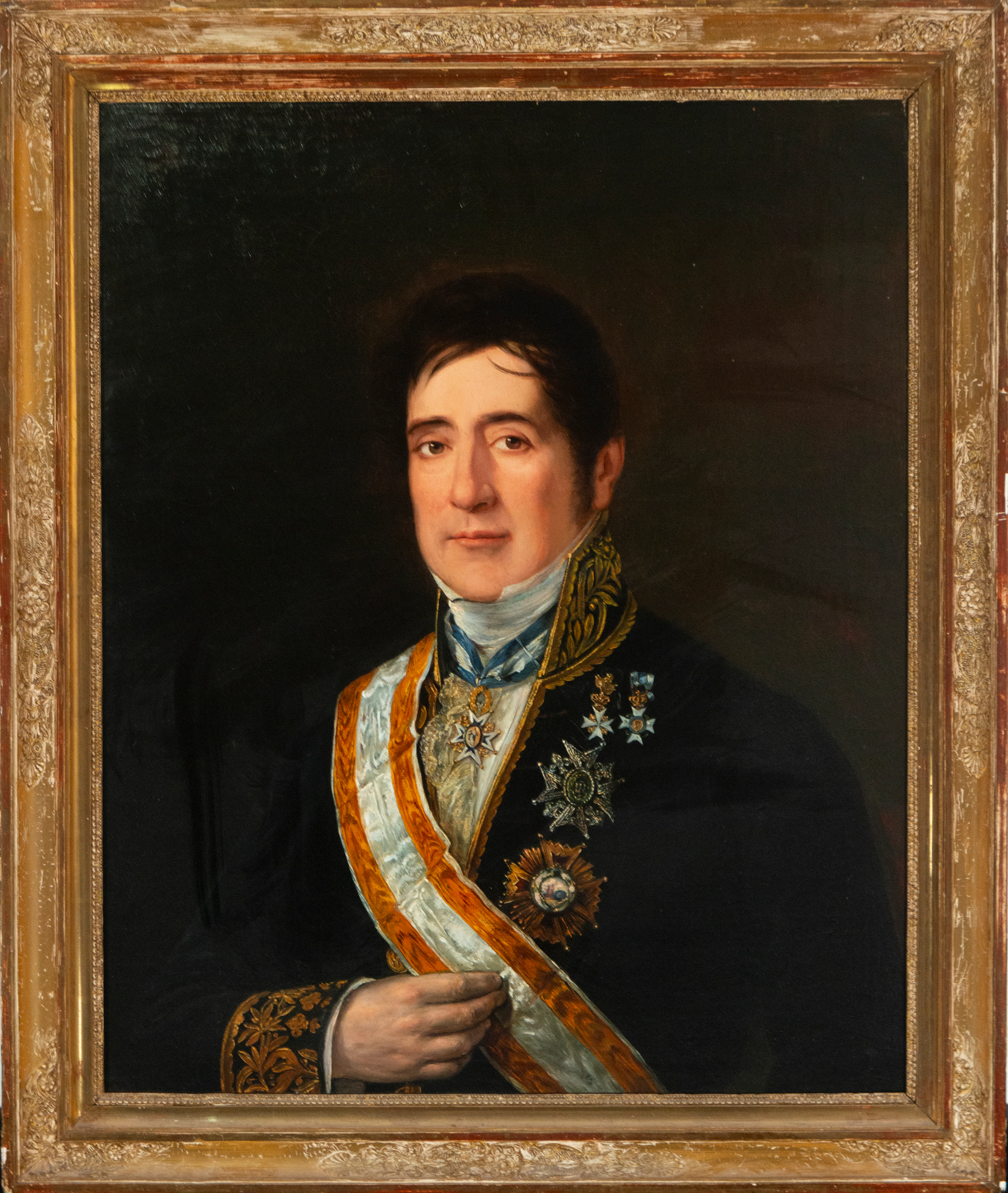 Knight with flag of the Order of Charles III, 19th century