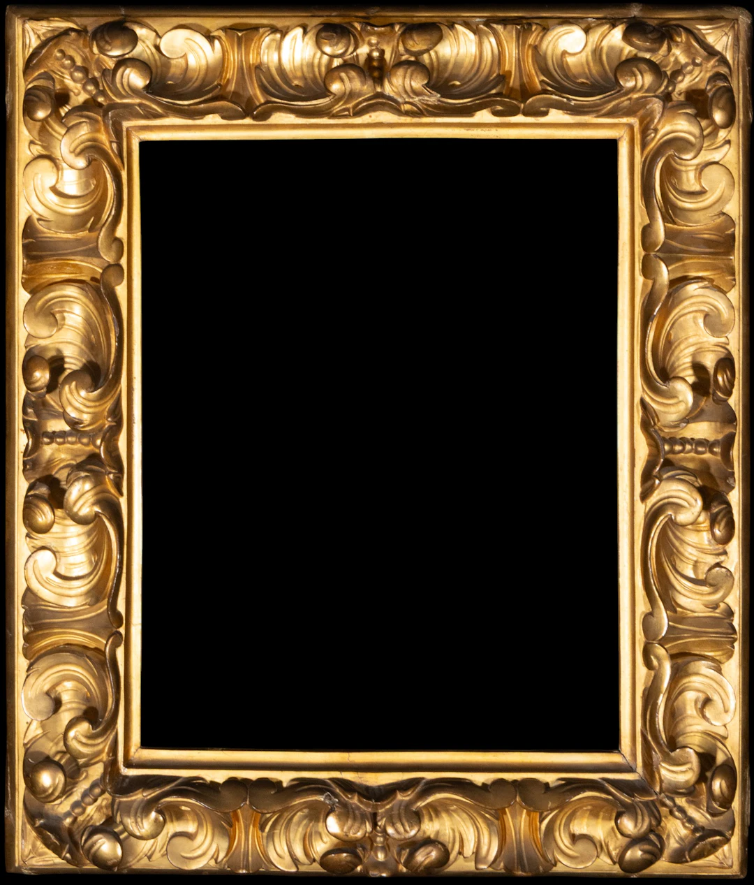 Frame with plant motifs. Spanish School. 18th century