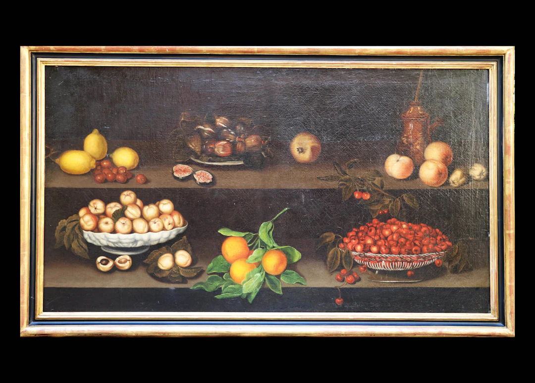 Fruit still life, 18th century Mallorcan school