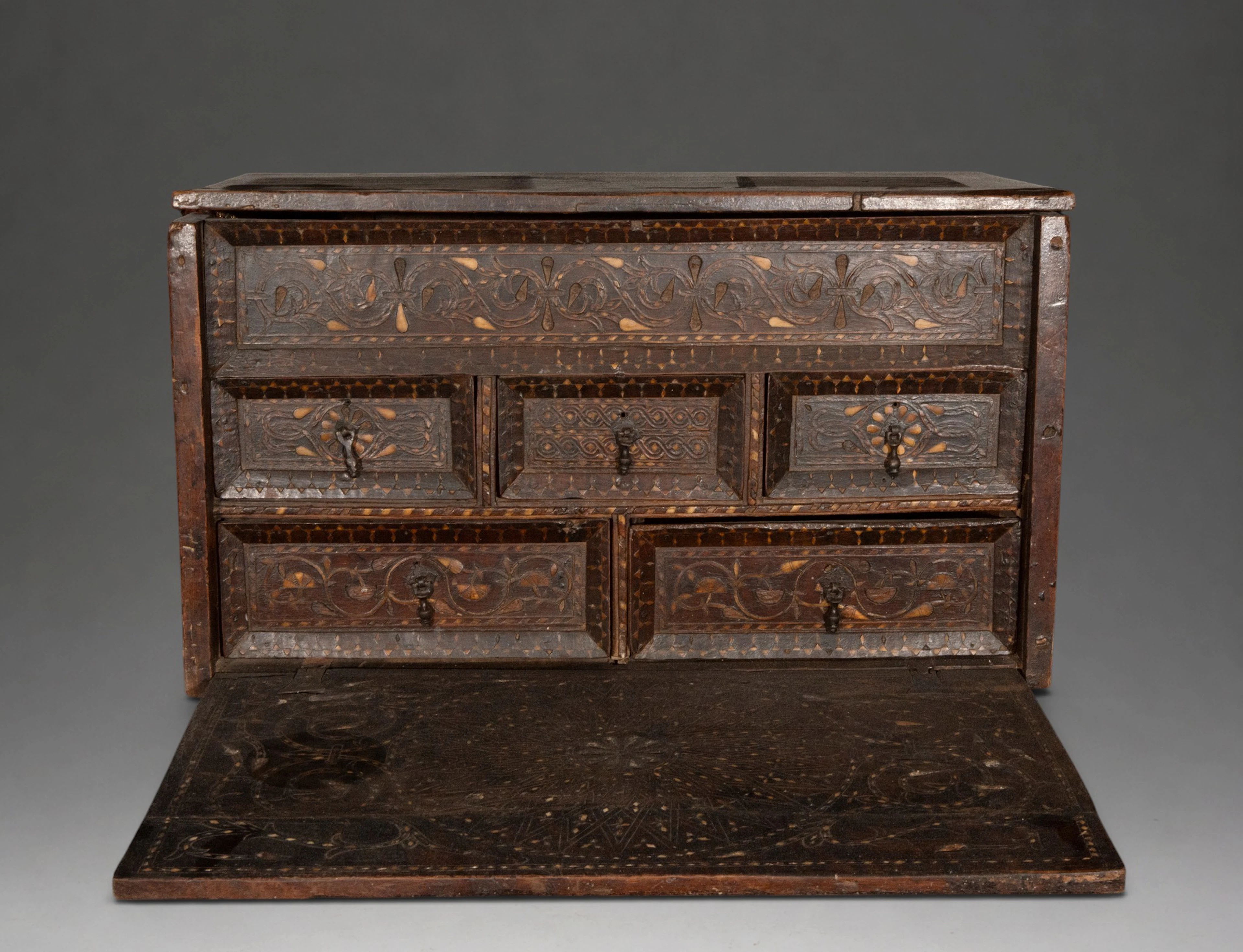 16th Century Hispano-Moorish Aragonese Table Cabinet
