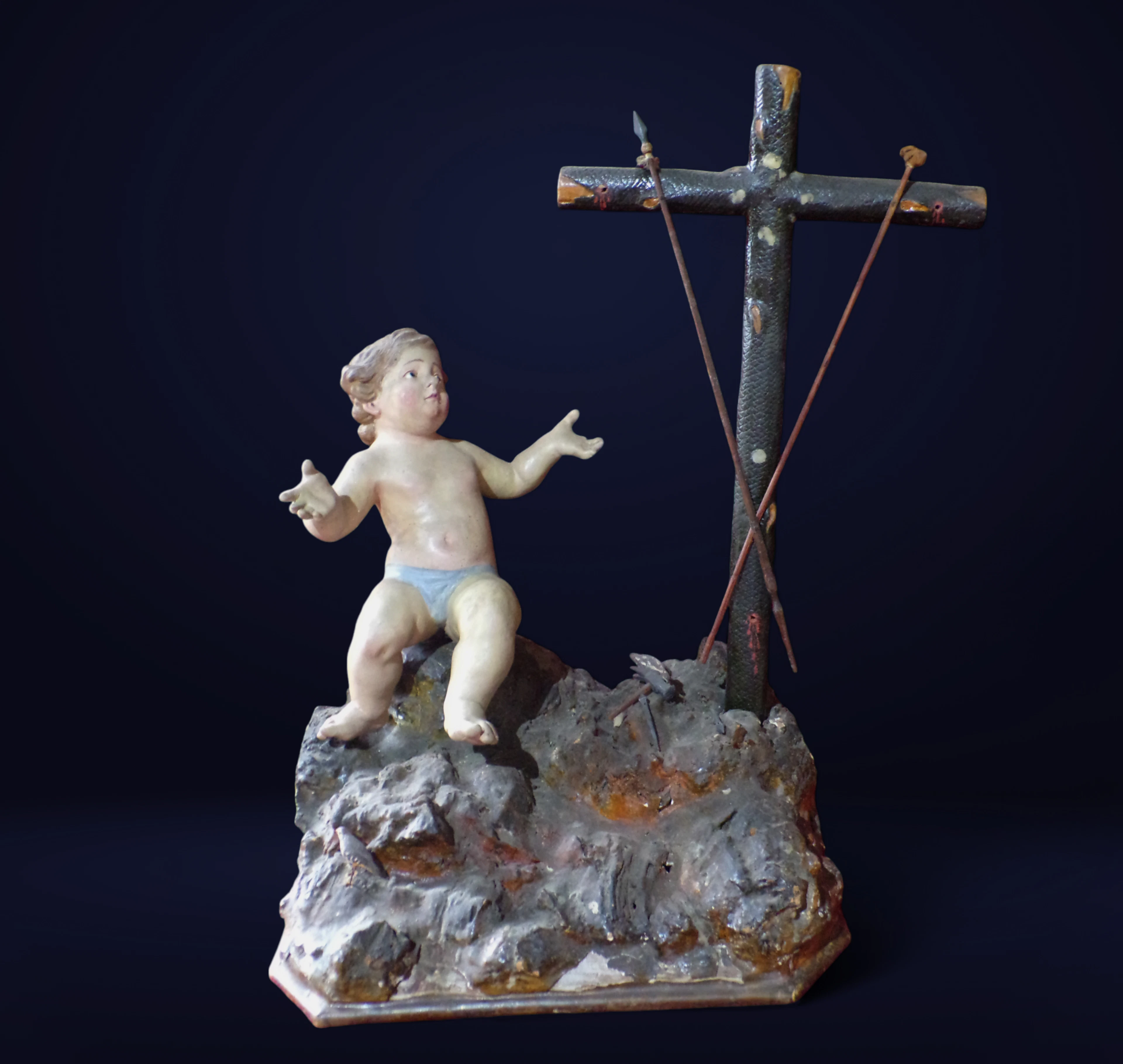 Spanish School of Salzillo of the 18th Century - Infant Jesus of the Passion