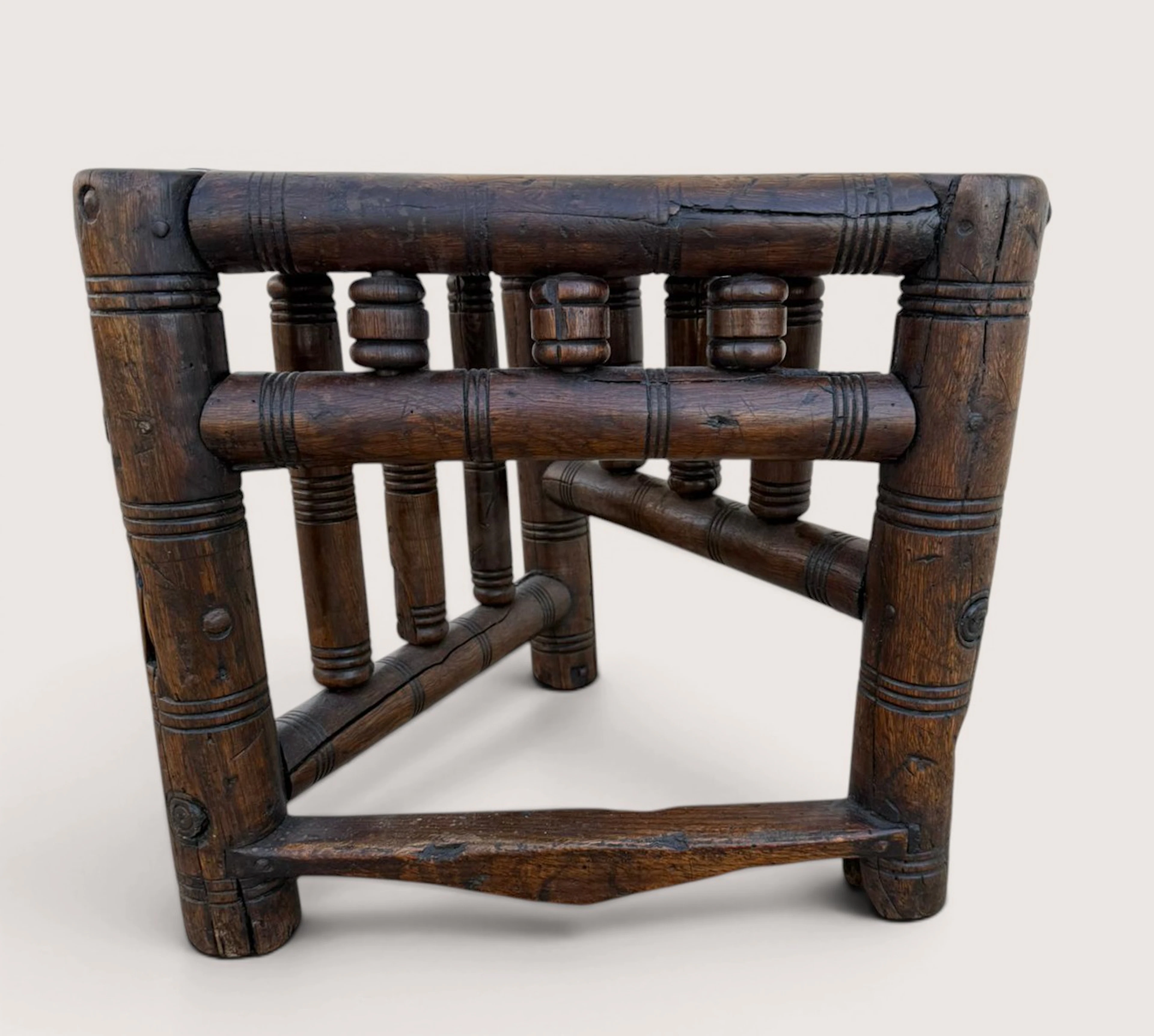 English or Scandinavian stool, based on late Romanesque models