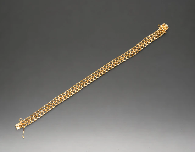ITALIAN KNOT UNISEX BRACELET IN SOLID 18K YELLOW GOLD