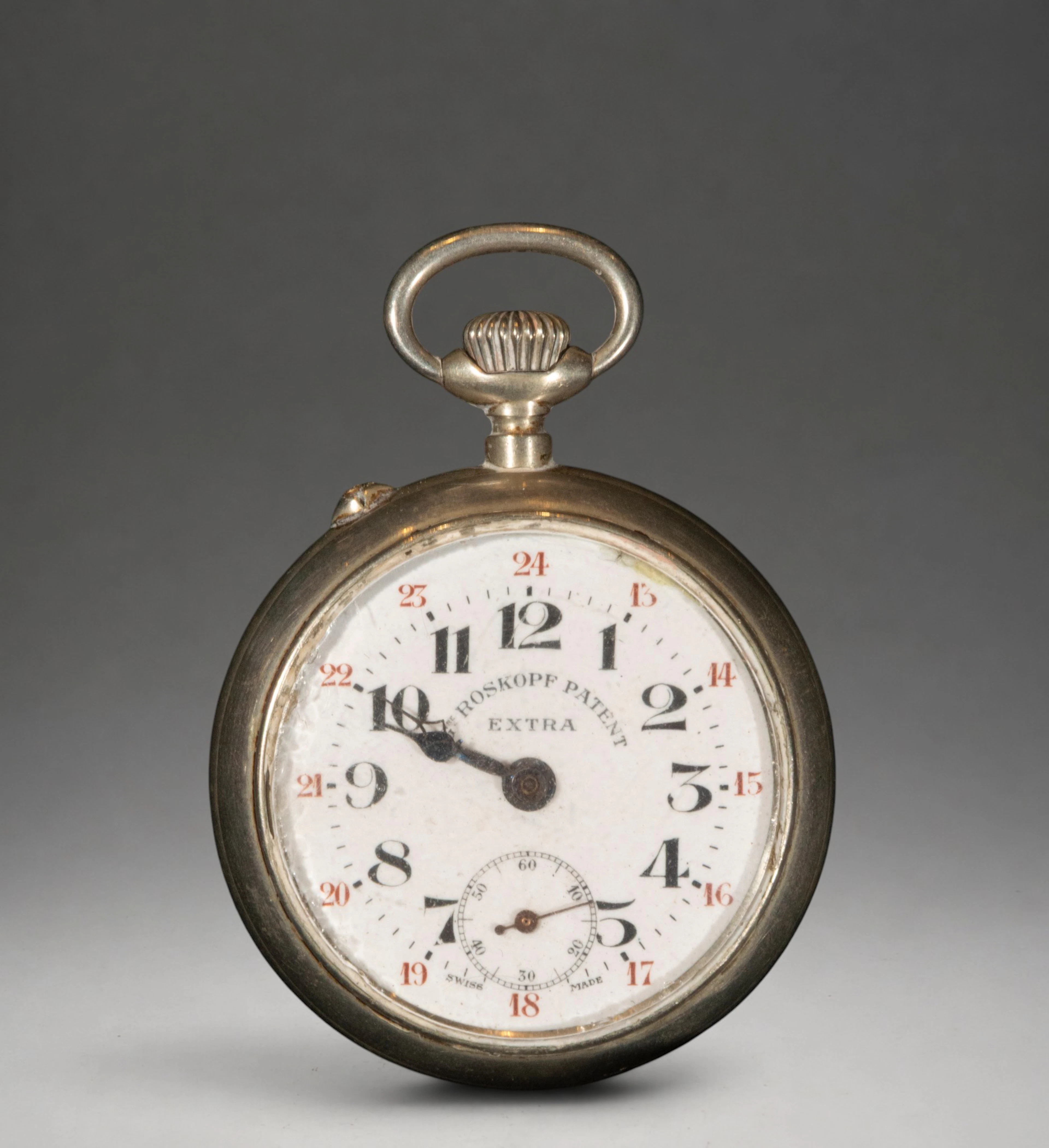 Pocket watch with Arabic numerals