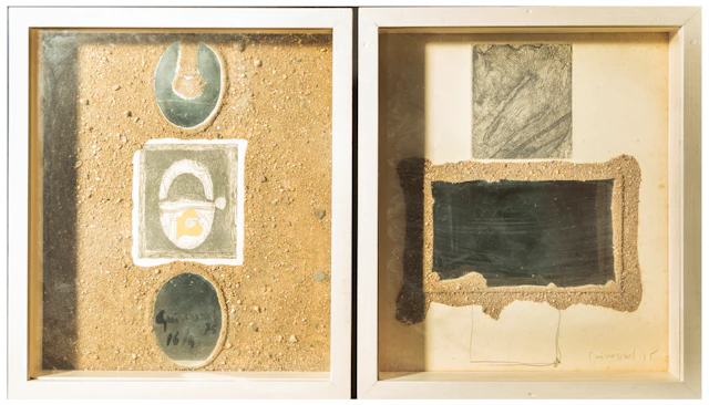 MIXED TECHNIQUES COUPLE JOSEP GINOVART (1927-2007)