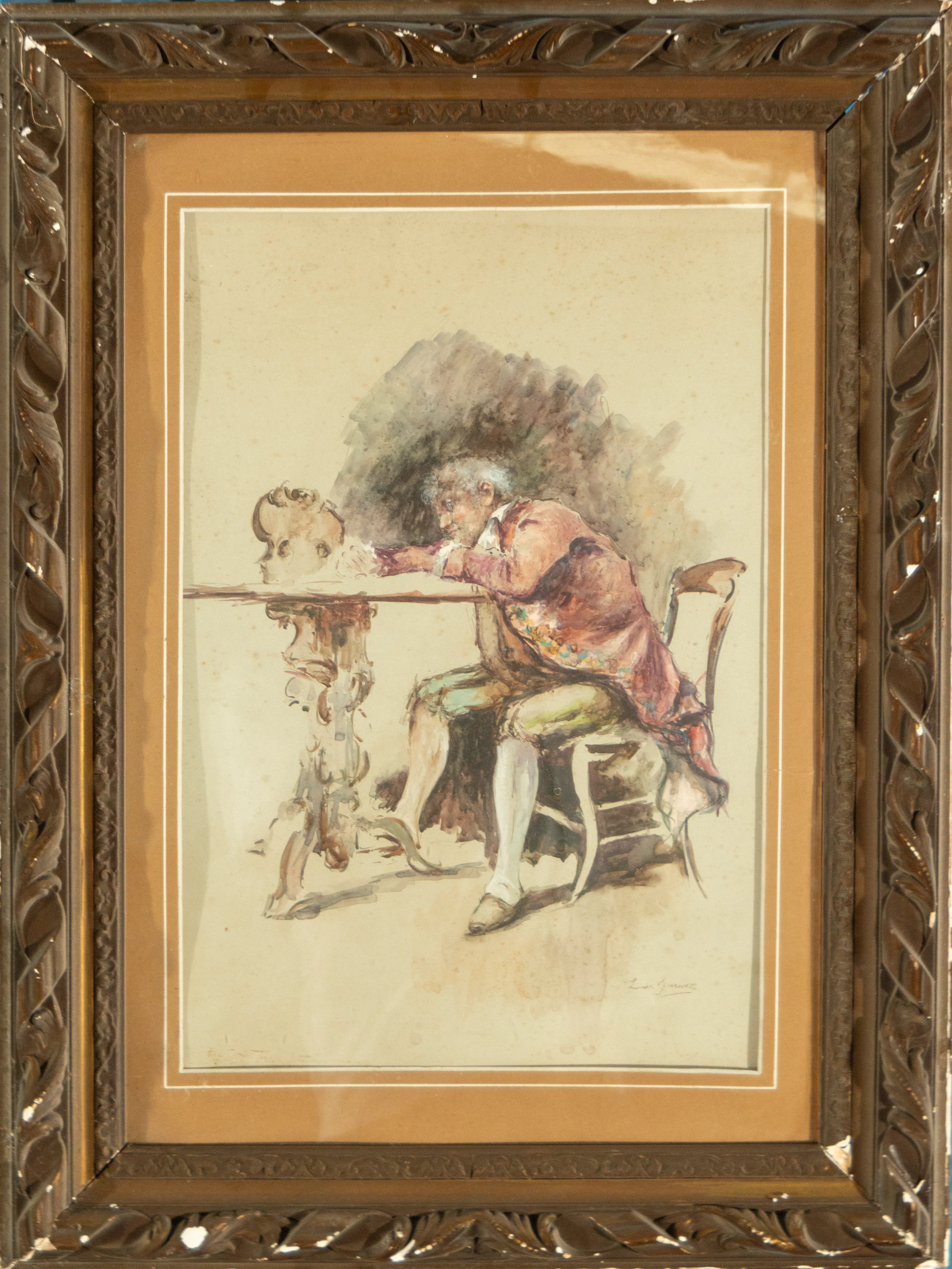 The Draftsman. Andalusian School. 19th Century