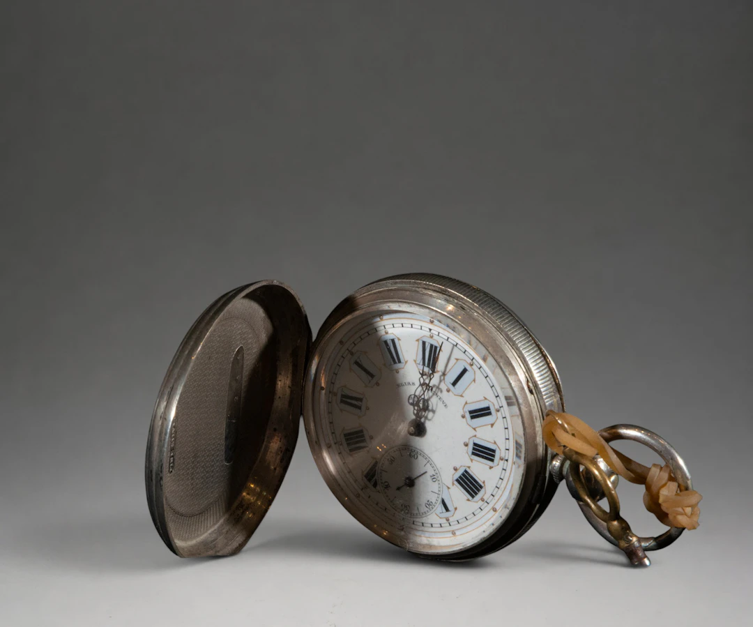 Pocket watch with protective cover