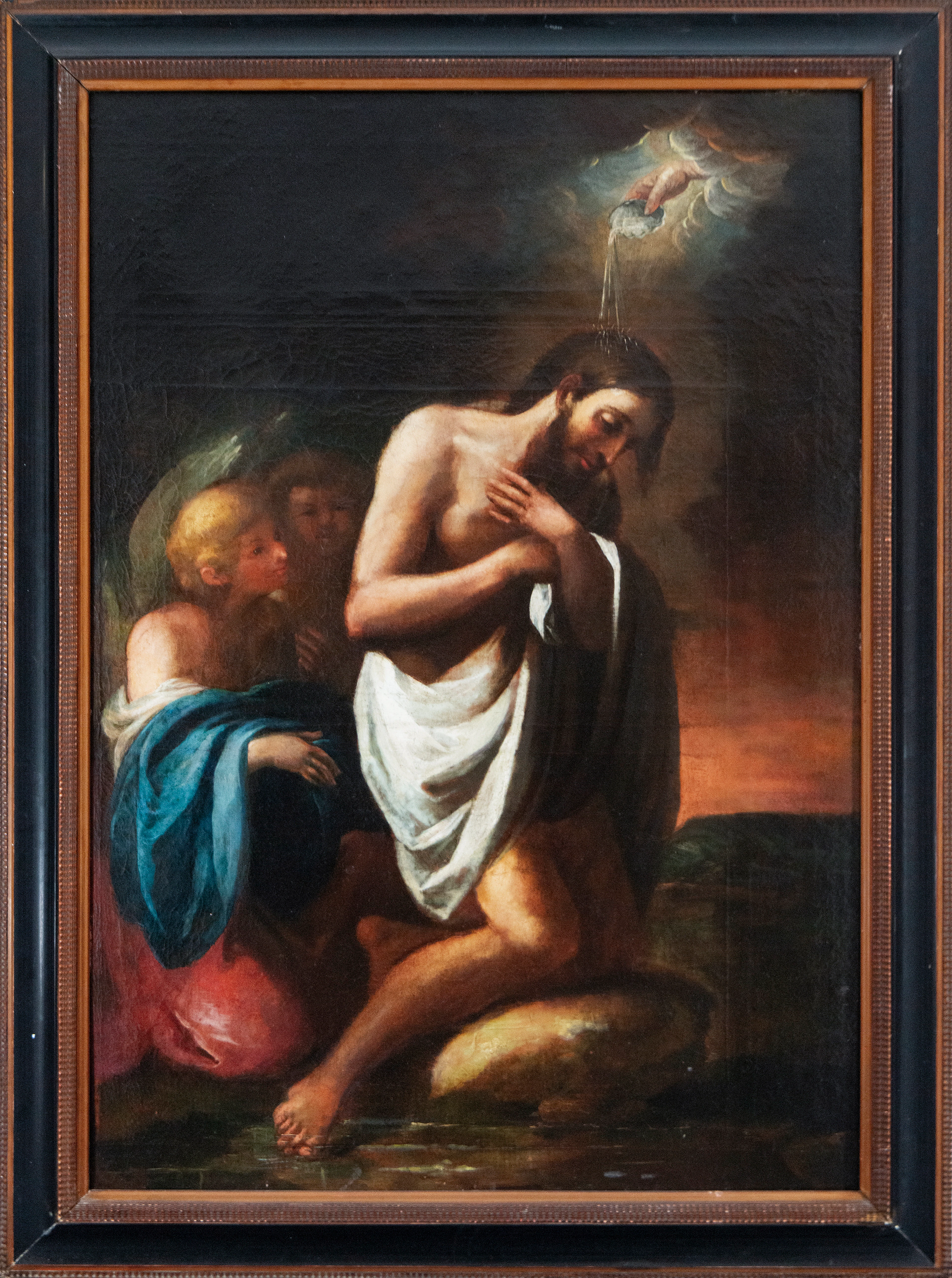 The Baptism of Christ, Roman master of the late 17th century
