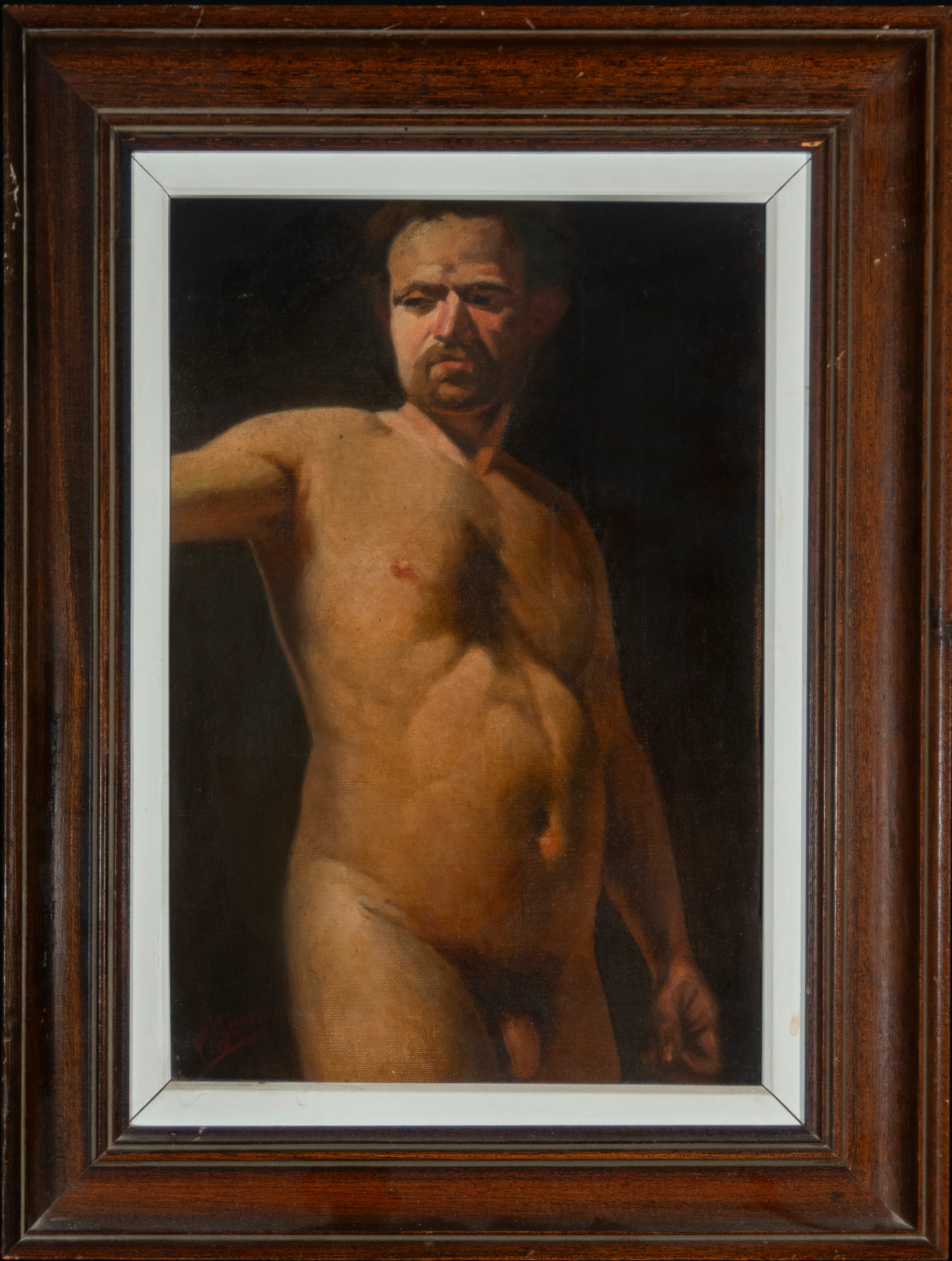 Gimeno Arasa, Francisco (Tortosa, Tarragona, 1858-Barcelona, ​​1927), Male Nude