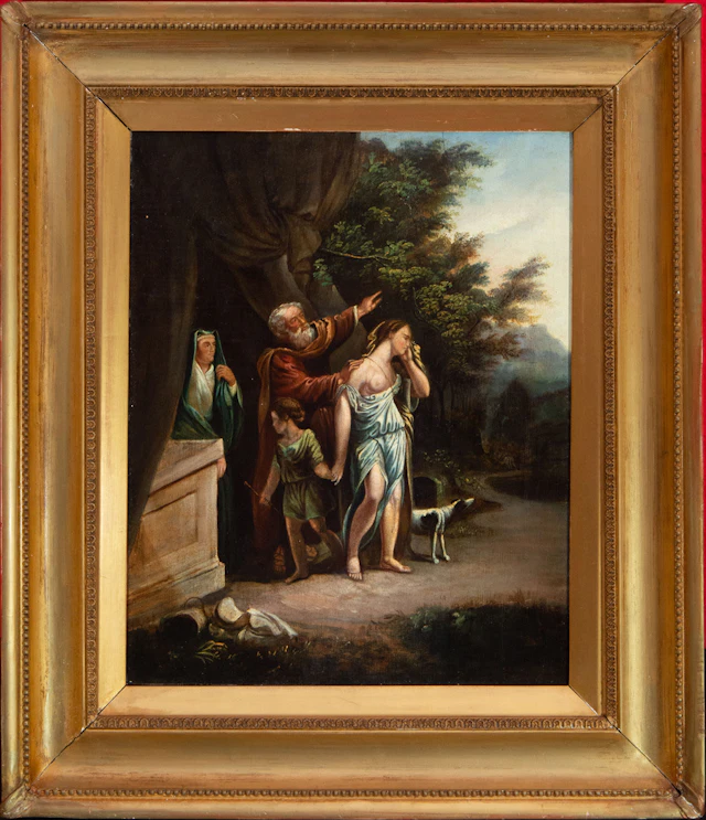 The Repudiation of Agar, Flemish school from the first half of the 18th century