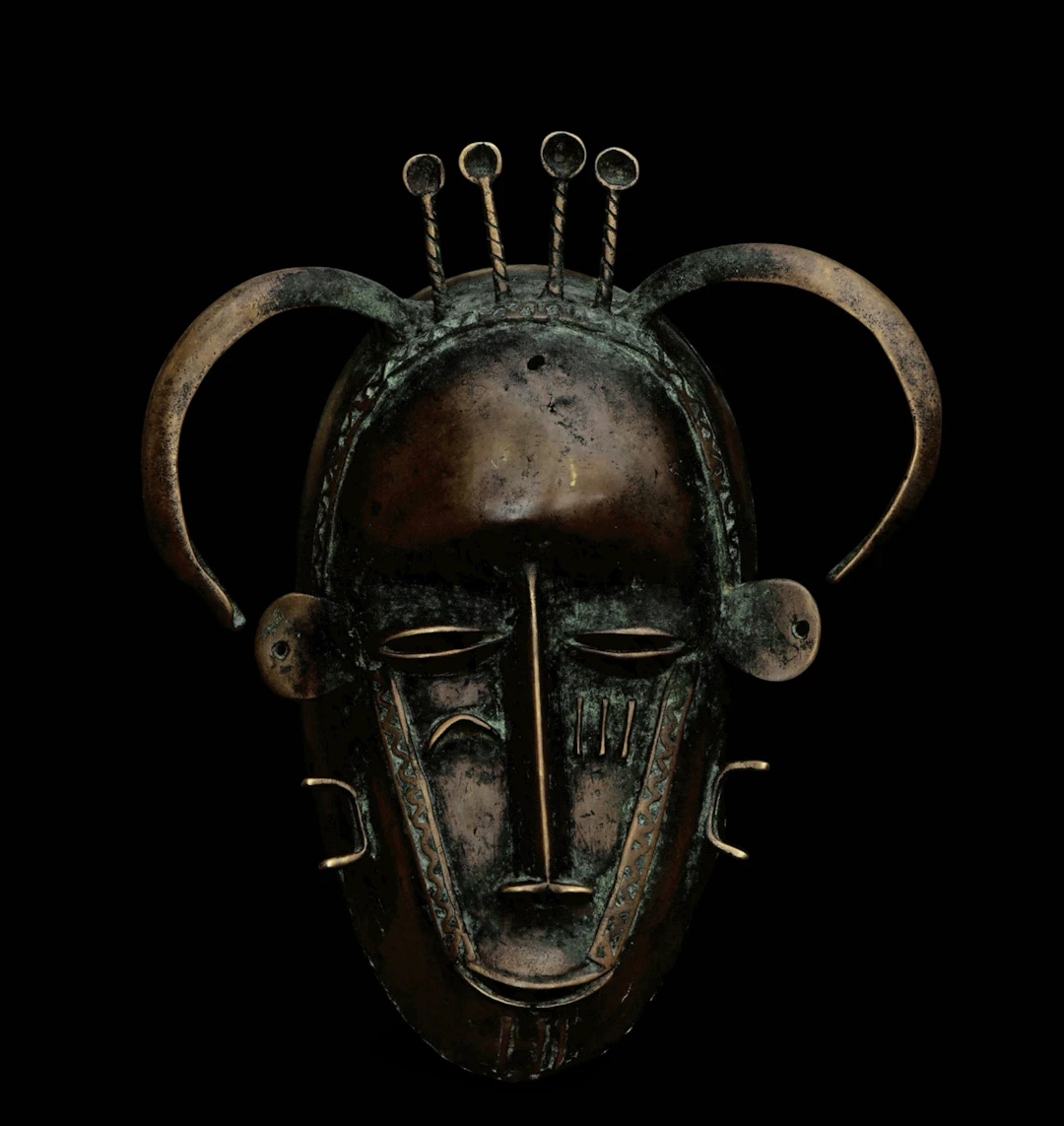 Metal mask, Dioula, Ivory Coast, 19th-20th centuries