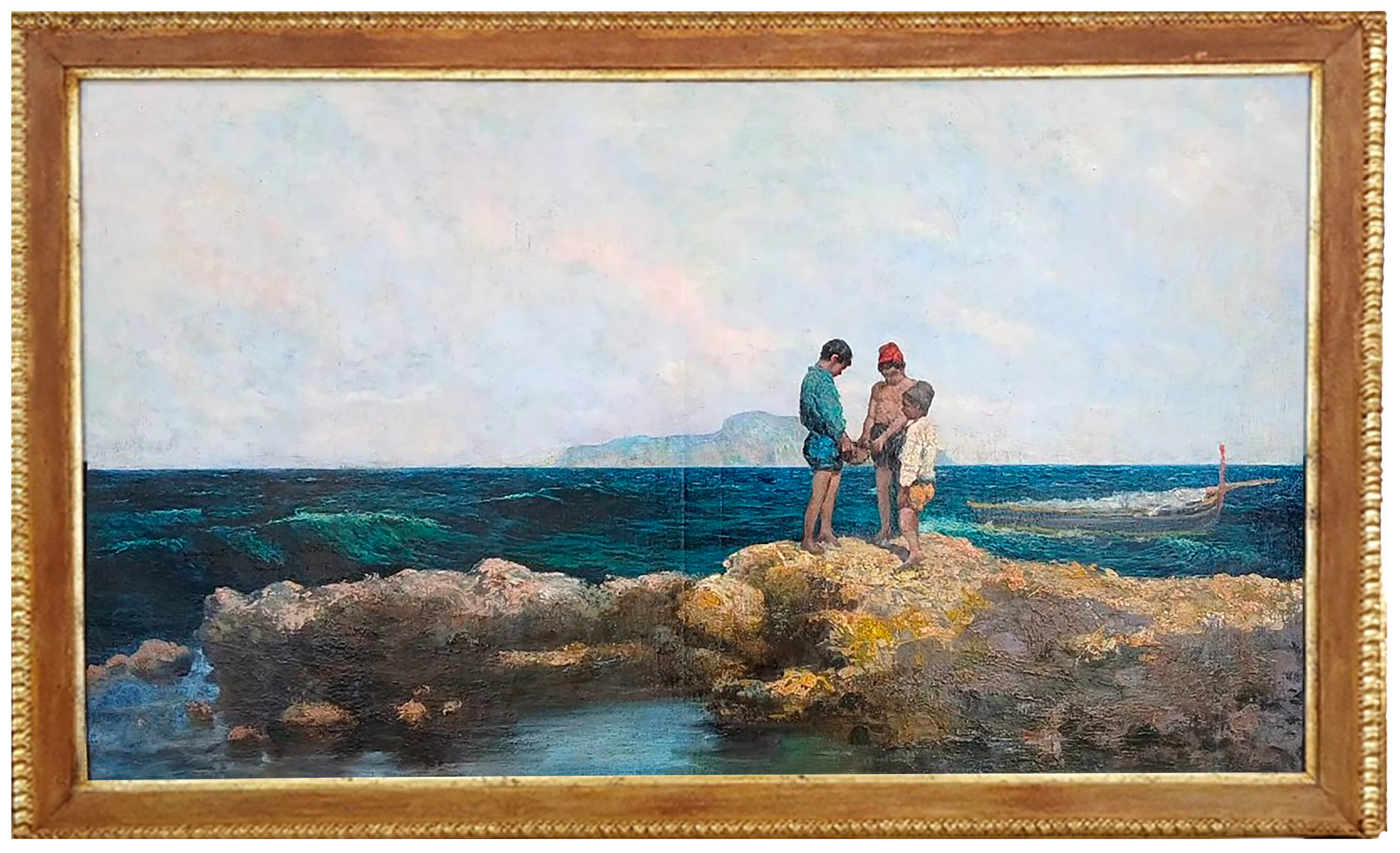 MICHELE CORTEGIANI (Palermo, 1857 – Palermo, 1919) - Pescatorelli