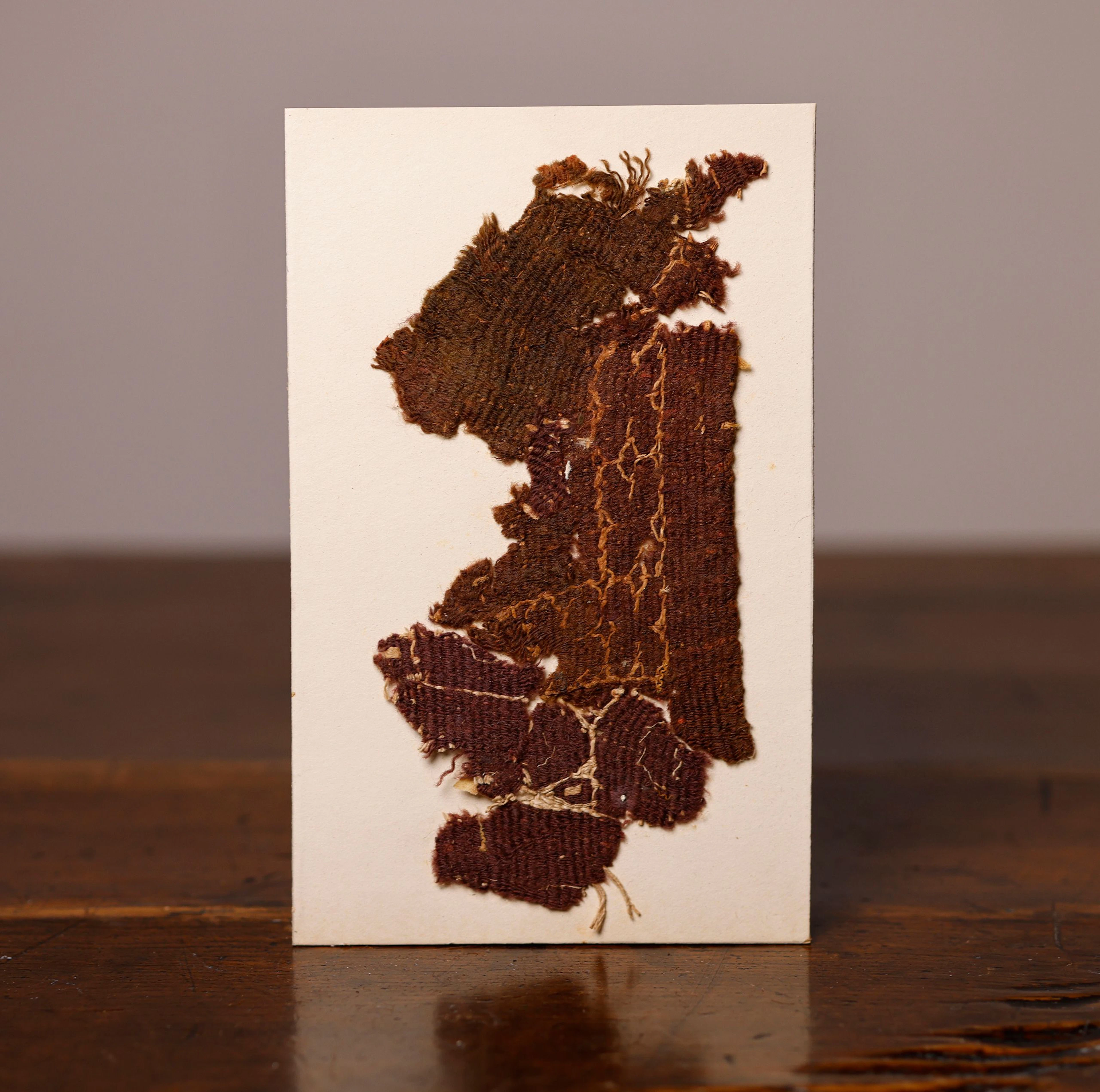 Fragment of a Coptic Paleo-Christian Monk or Hermit's Cloth in Wool