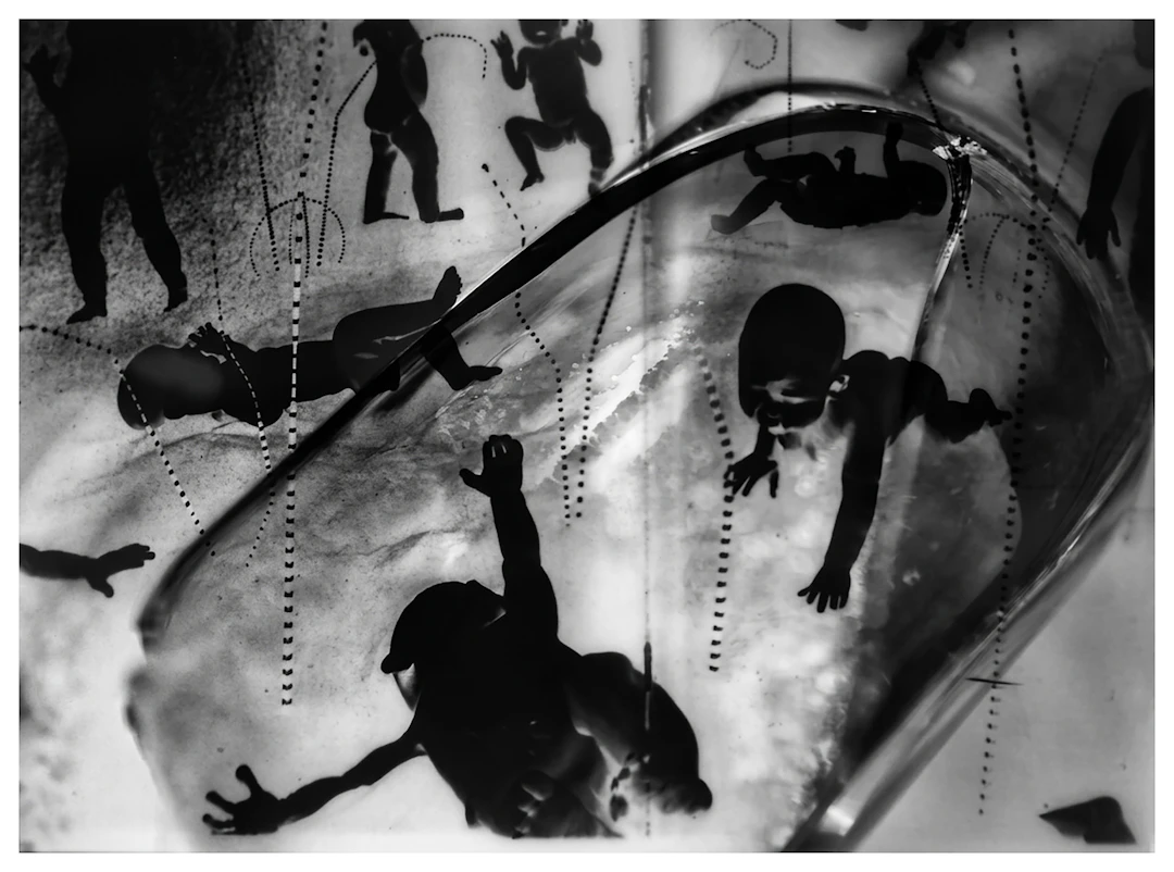 NORTH AMERICAN SCHOOL. 20TH CENTURY. Figures in motion, 2000.