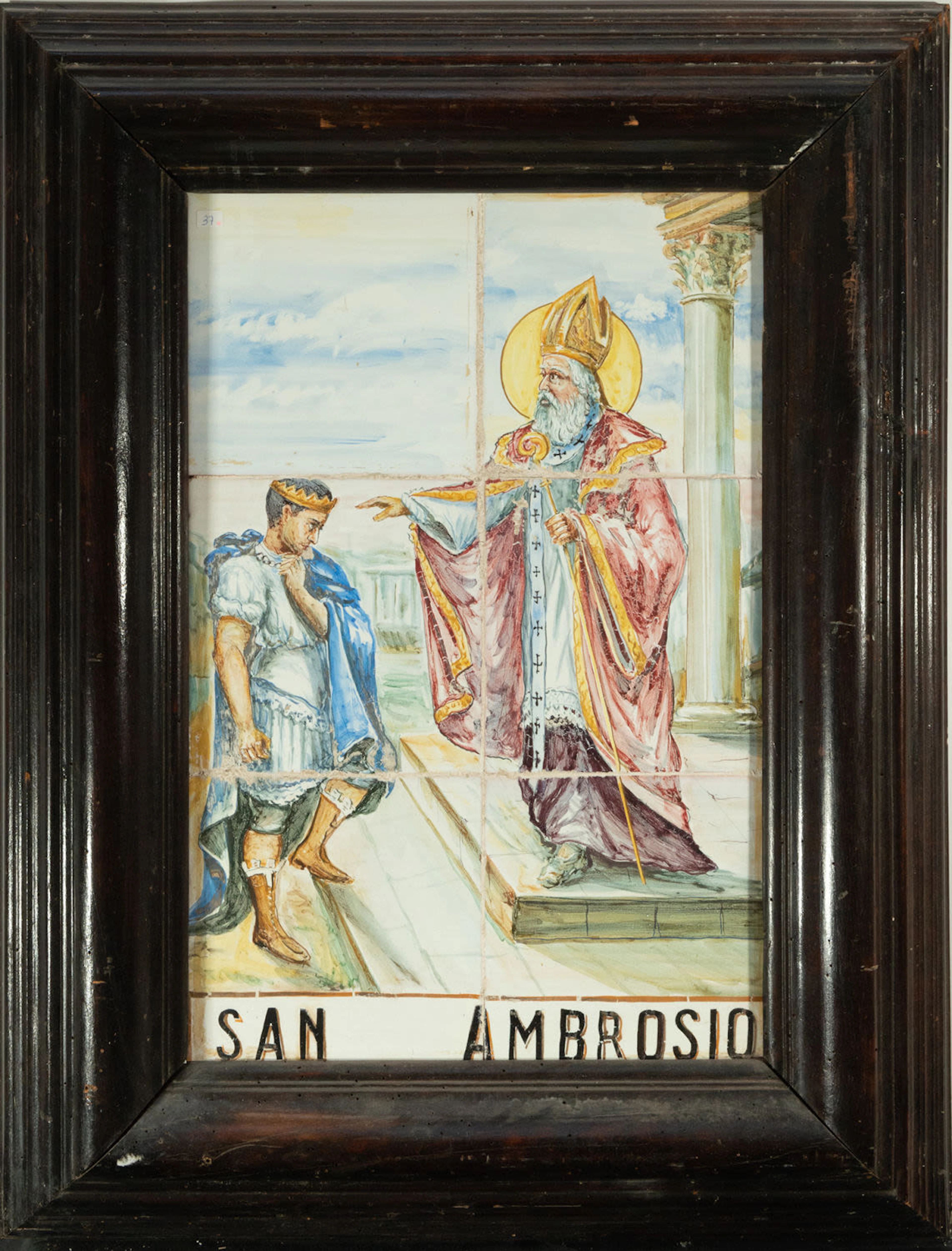 San Ambrosio Tile Panel, 19th century