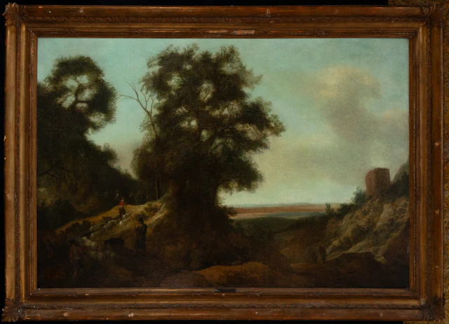 View of Landscape with Shepherds Pieter de Molijn (London, April 6