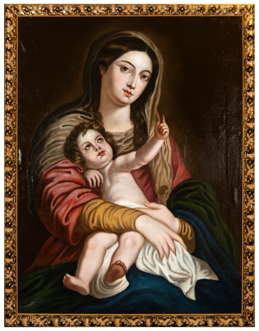 Virgin and Child – Follower of Anton van Dyck – 17th century