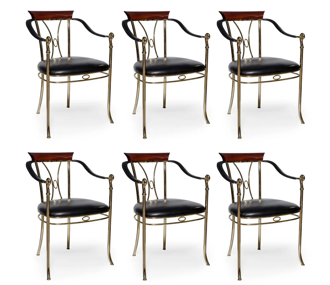 Set of six chairs, model "Swan" – Manuel Vidal Grau (1934-2016) – 1980s