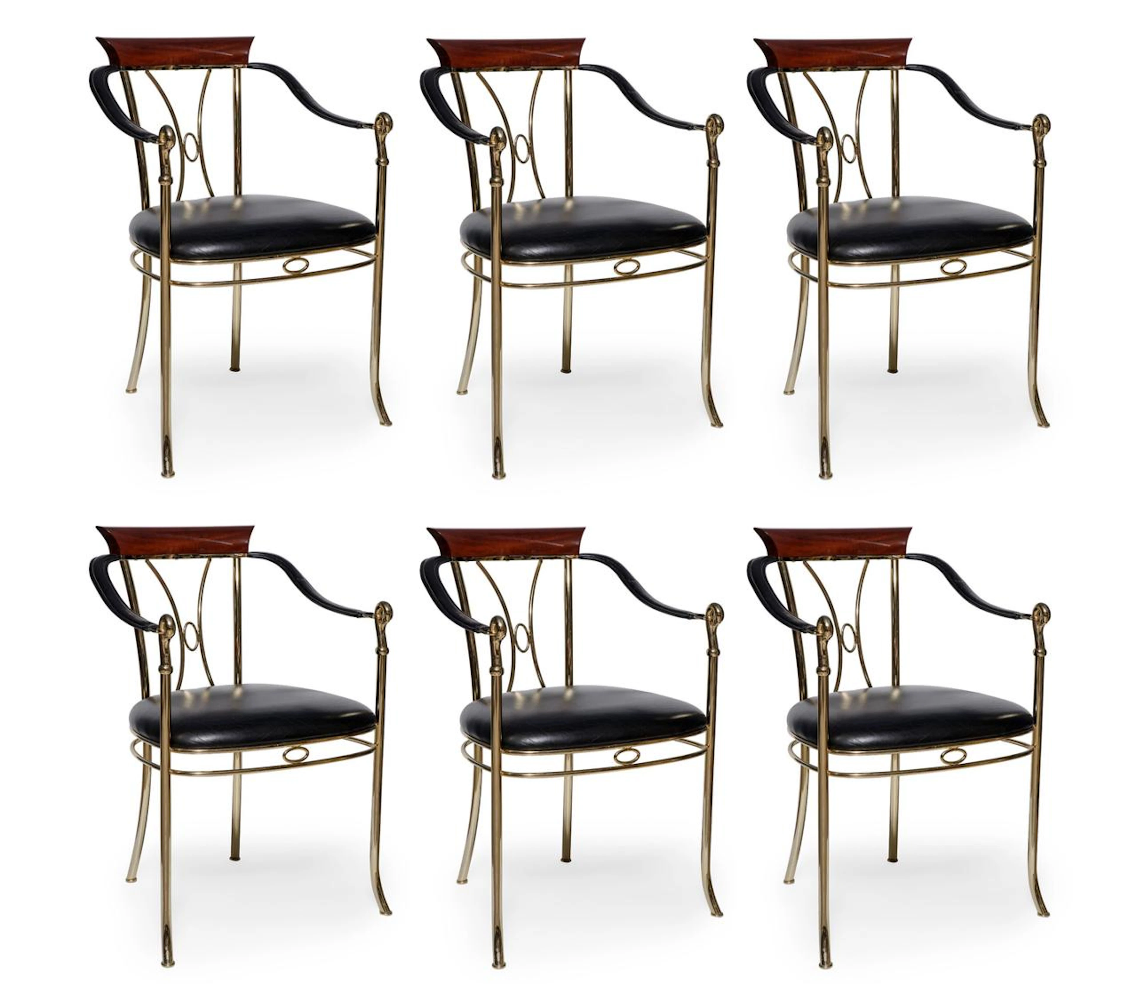 Set of six chairs, model "Swan" – Manuel Vidal Grau (1934-2016) – 1980s