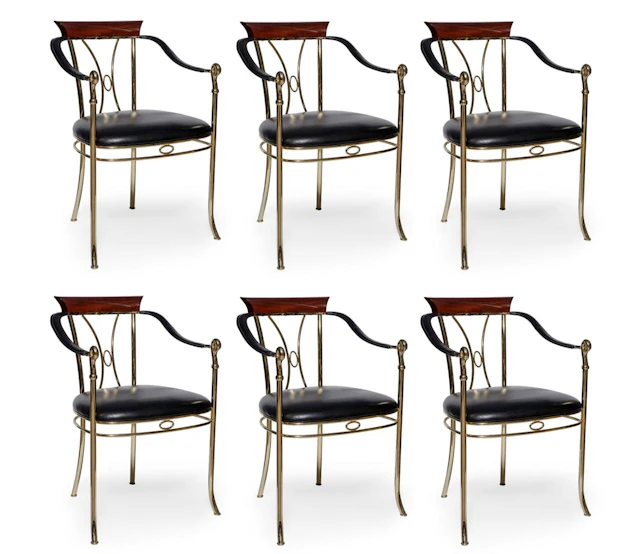 Set of six chairs, model "Swan" – Manuel Vidal Grau (1934-2016) – 1980s