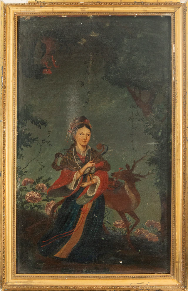 Portrait of an Oriental Lady. Chinese School. 19th Century.