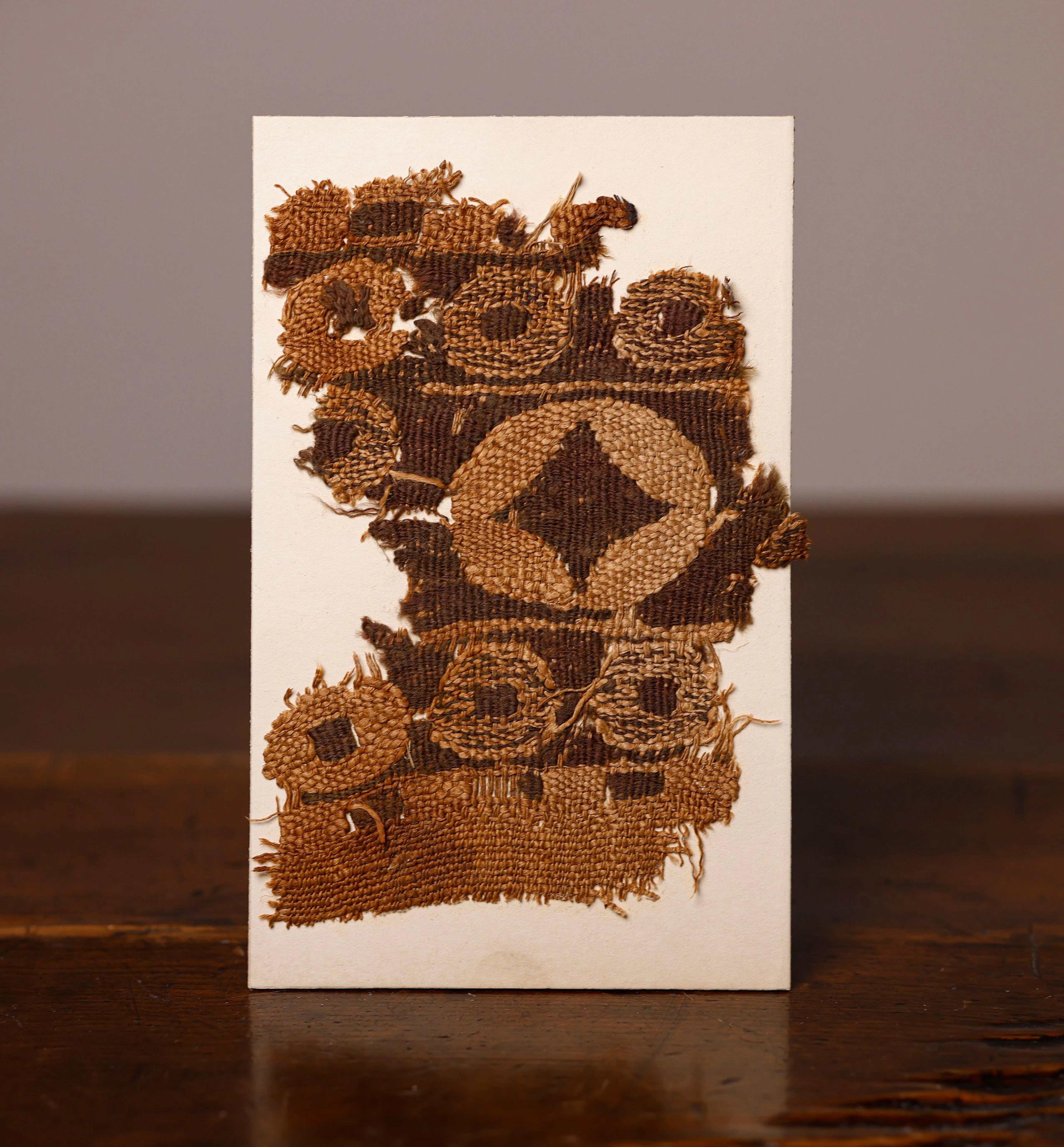 Fragment of a Coptic Paleo-Christian Monk or Hermit's Cloth in Wool