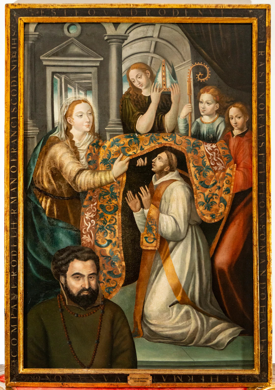 Imposition of the chasuble on Saint Ildefonso – ATRR. TO DIEGO DE