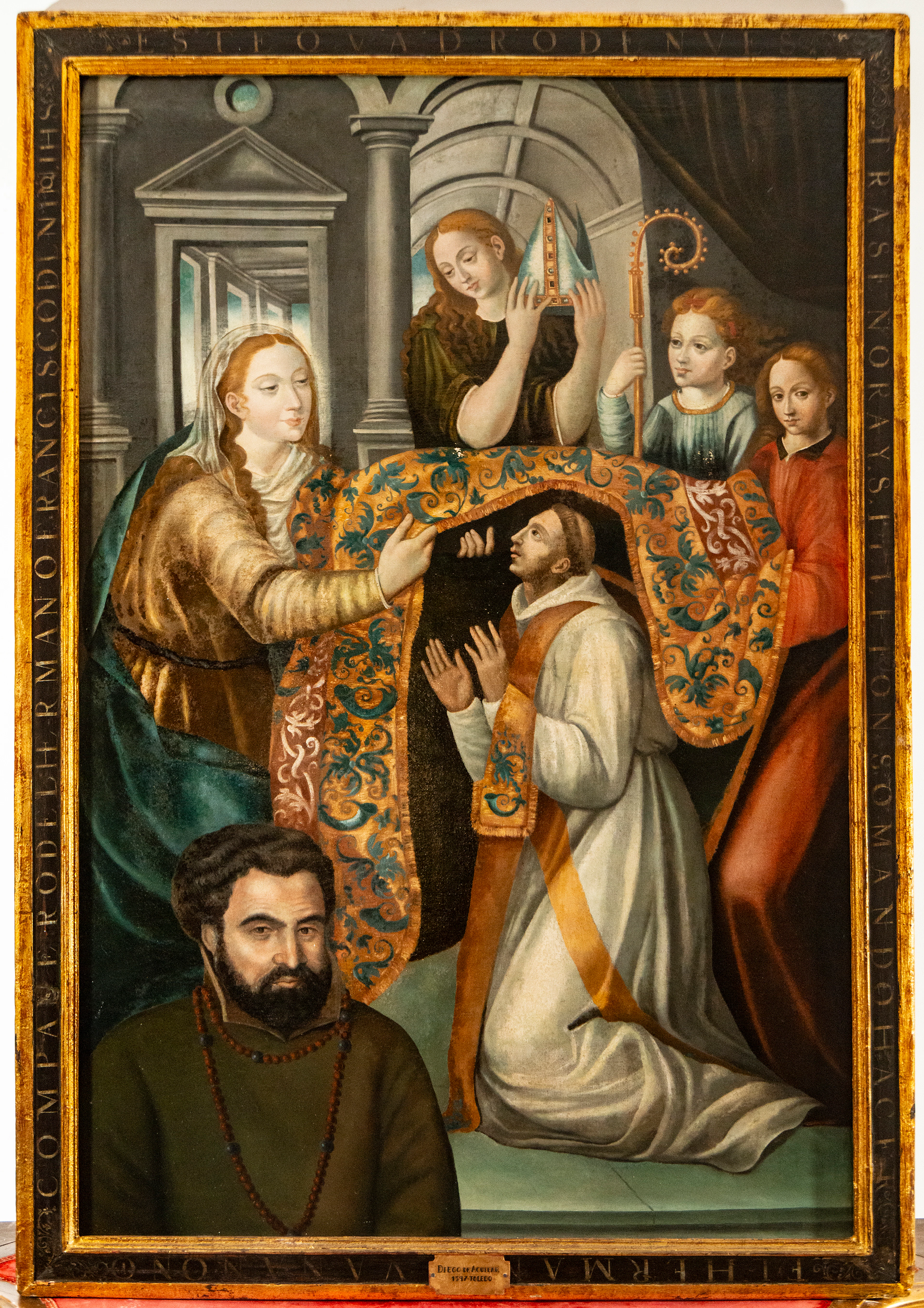 Imposition of the chasuble on Saint Ildefonso – ATRR. TO DIEGO DE