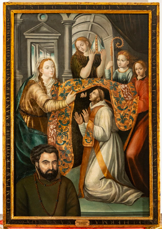 Imposition of the chasuble on Saint Ildefonso – ATRR. TO DIEGO DE