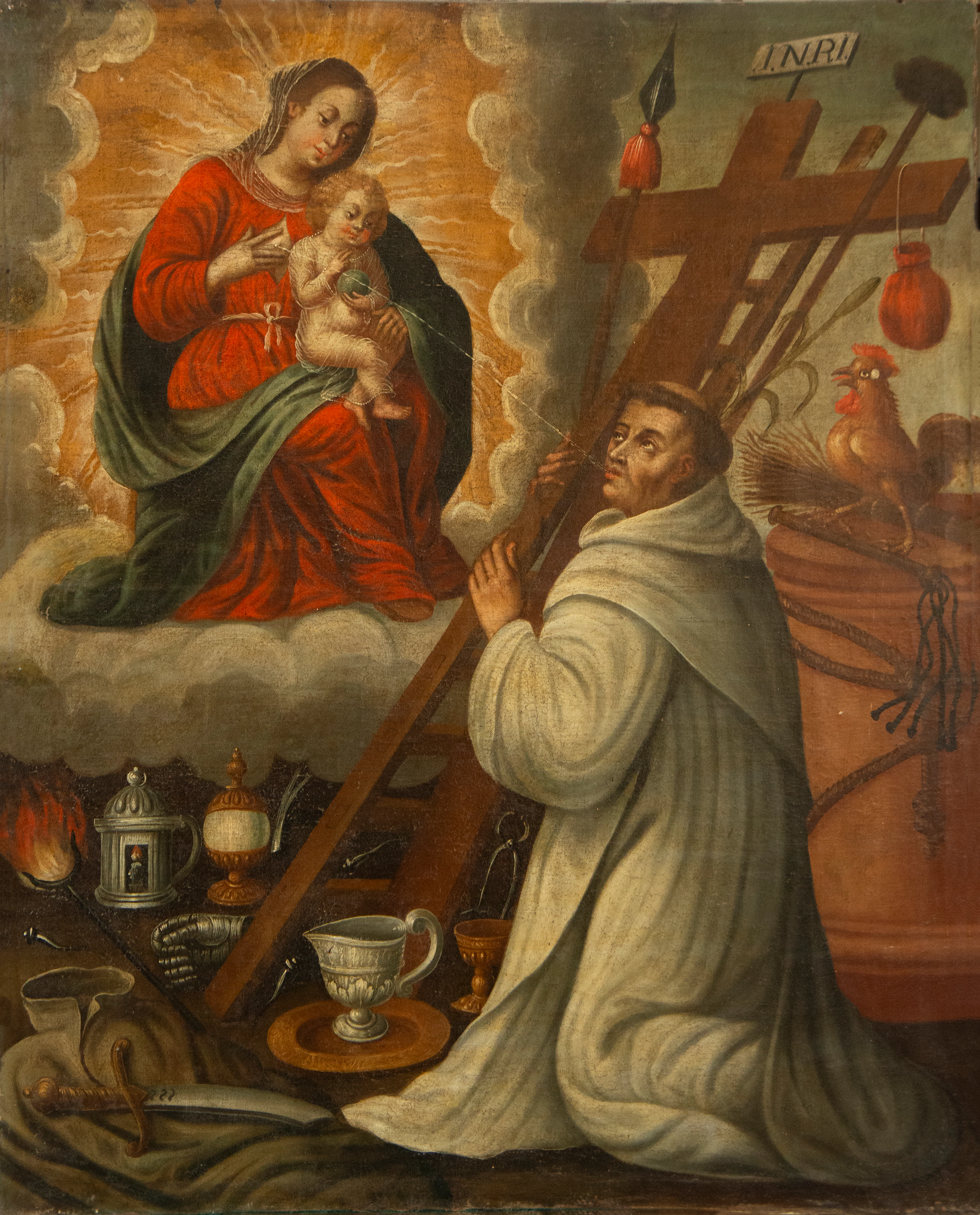 The Virgin of the Milk. Spanish School. 17th Century.