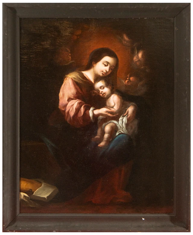 Virgin and Child, Andalusian painter of the 18th century – 18th century