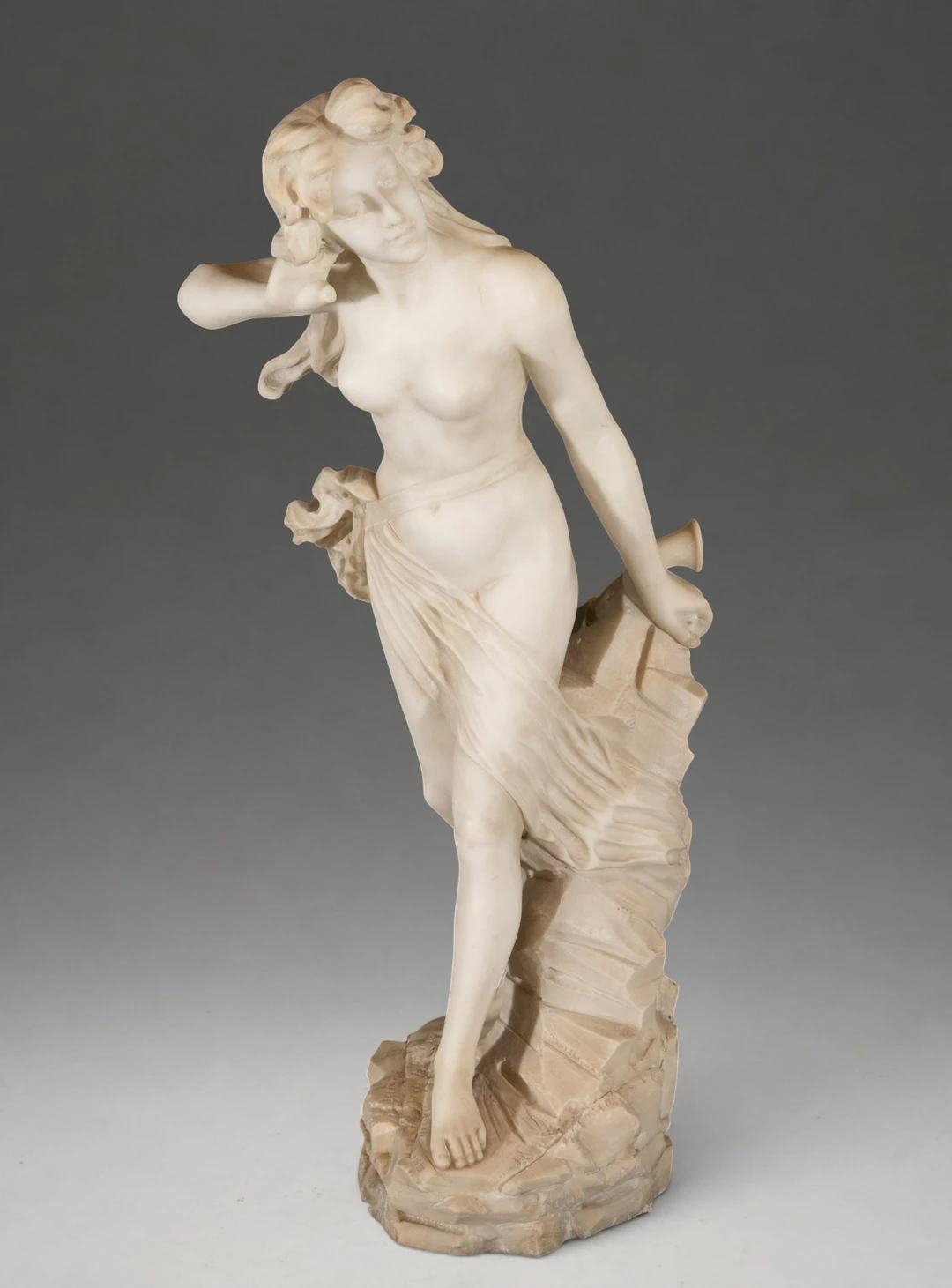 Allegorical female figure with a flowing cloth – European School