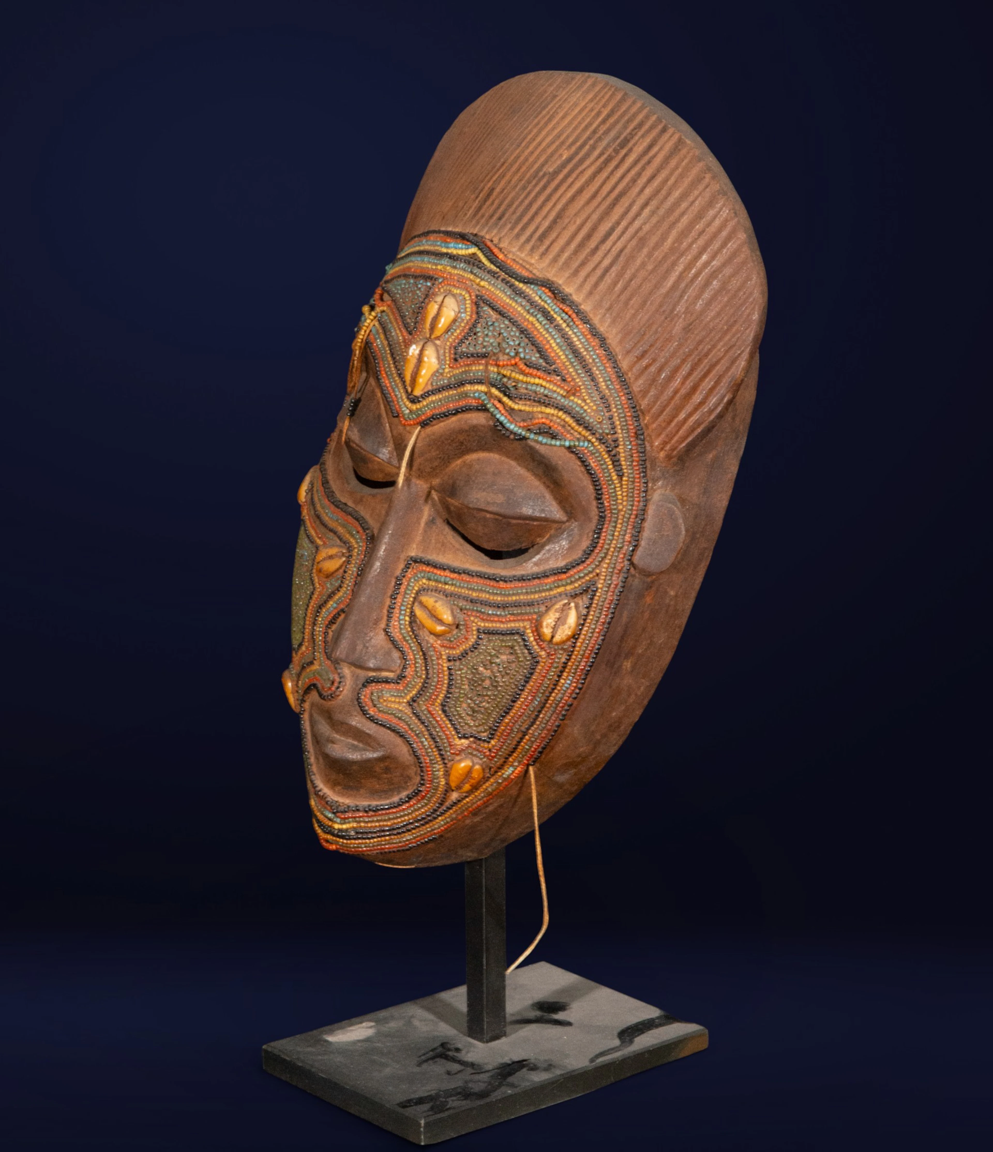 Rare African Bamileke Mask, 20th Century