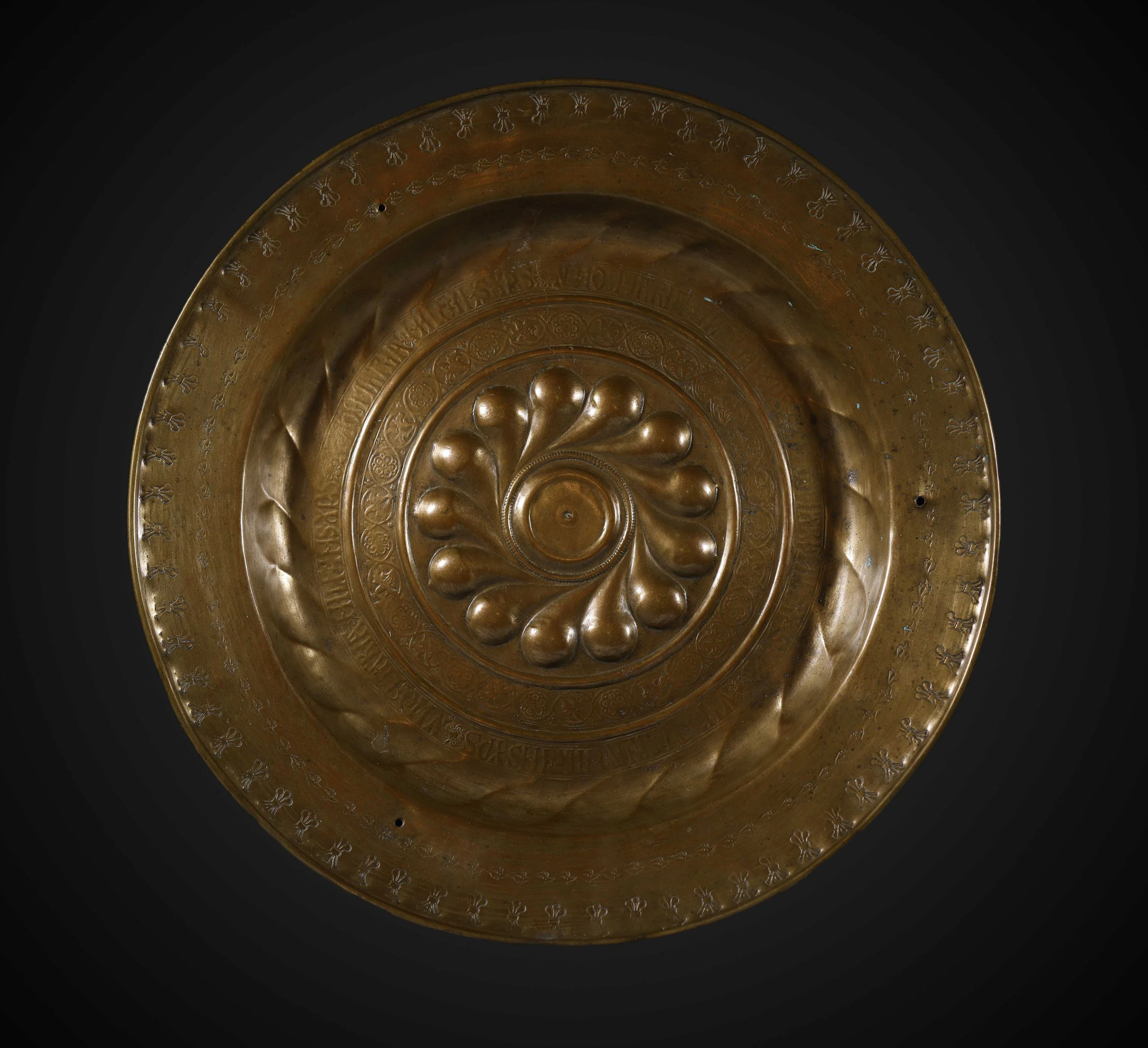 Large Alms Plate from Nuremberg, Germany, 16th/17th century