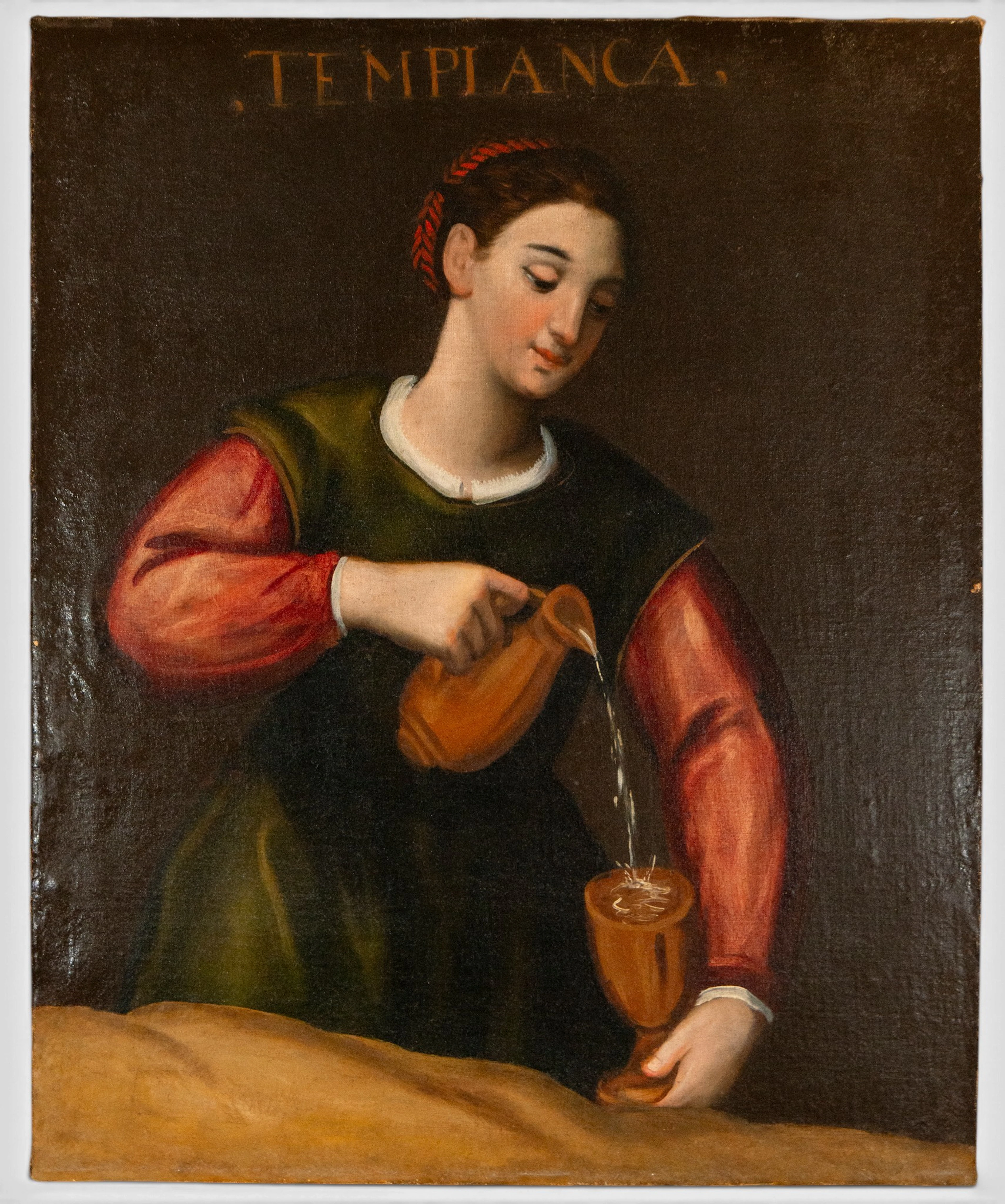 Allegory of Temperance – Italian School – first half of the 17th century