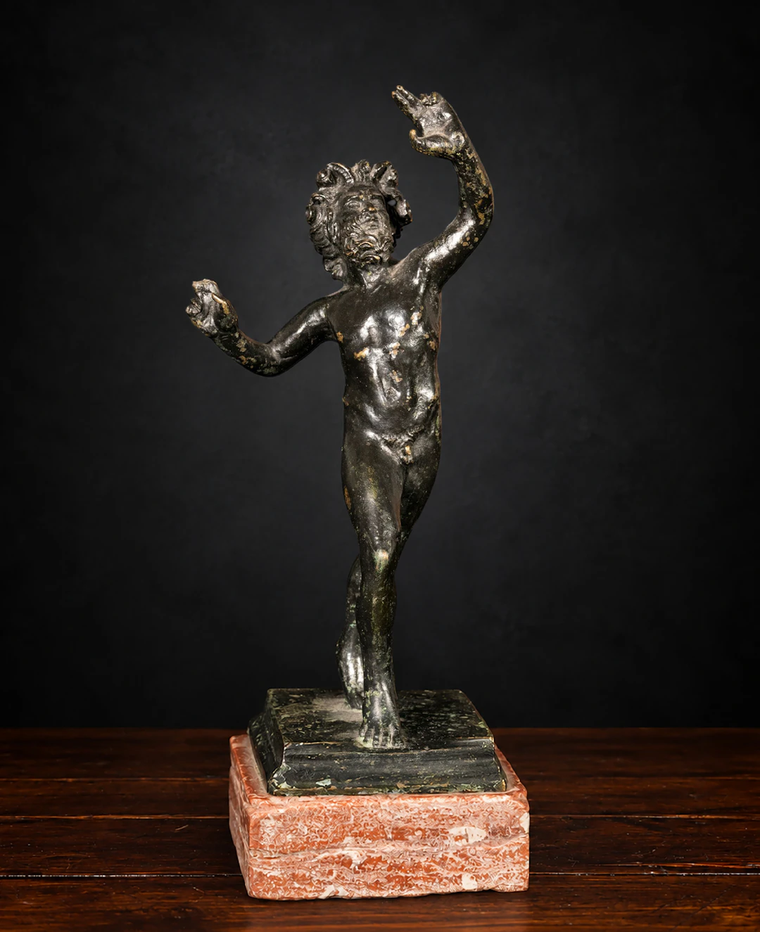 Exquisite Roman Faun or Bacchus, 19th-century Grand Tour style