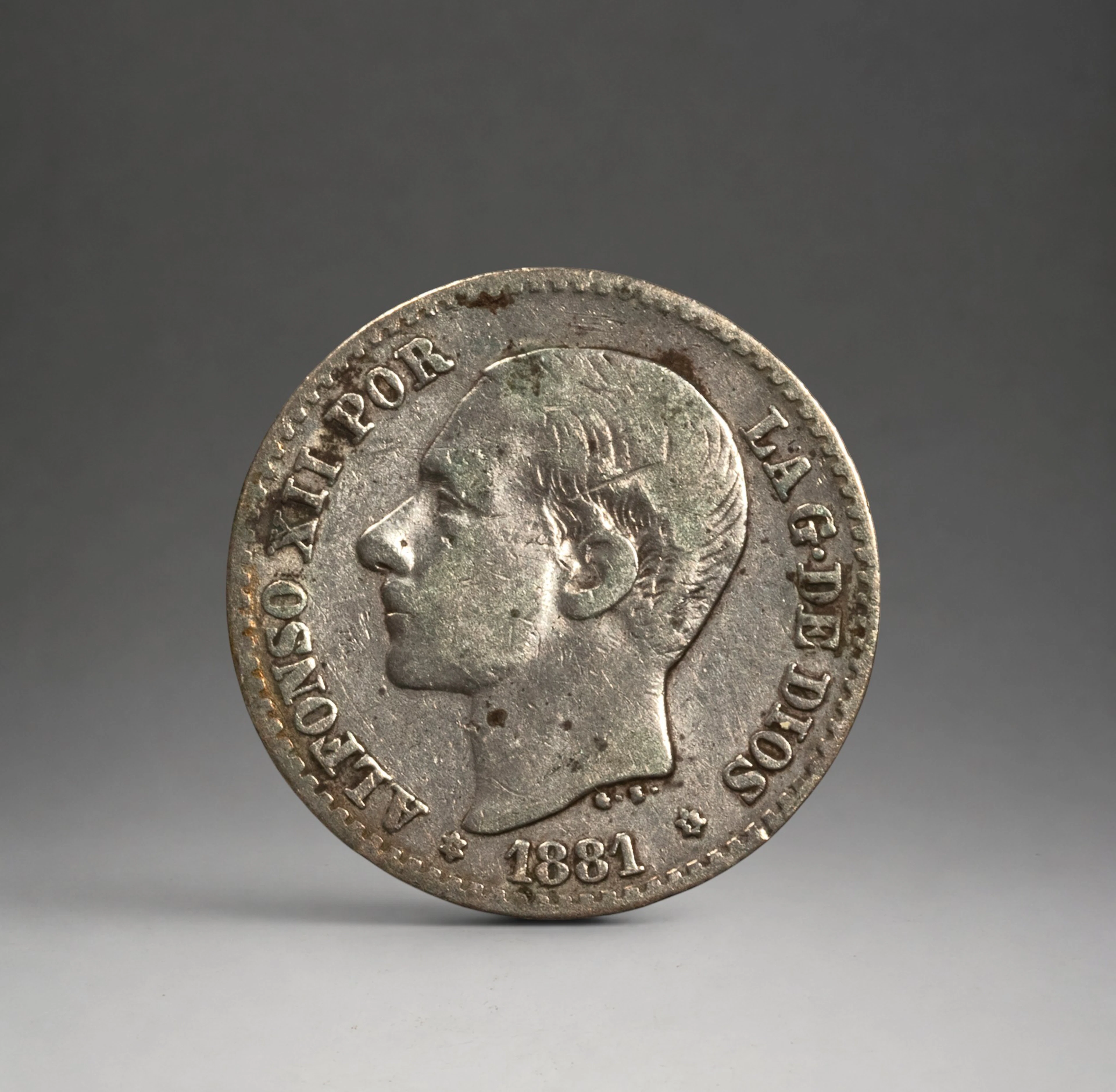 SILVER - COINS - 50 CENT ALFONSO XII