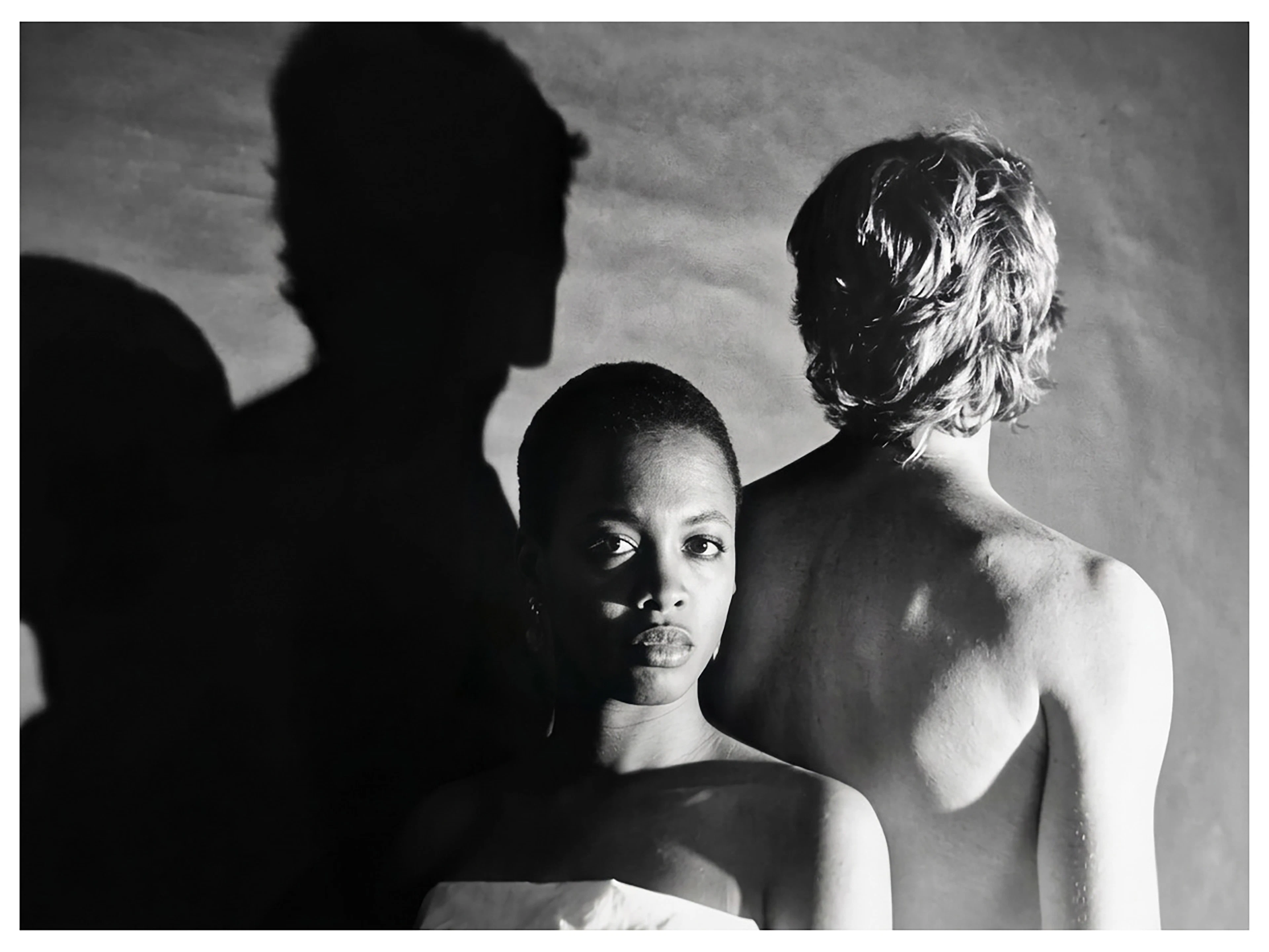 NORTH AMERICAN SCHOOL. 20TH CENTURY. Portrait with shadows, 2000.