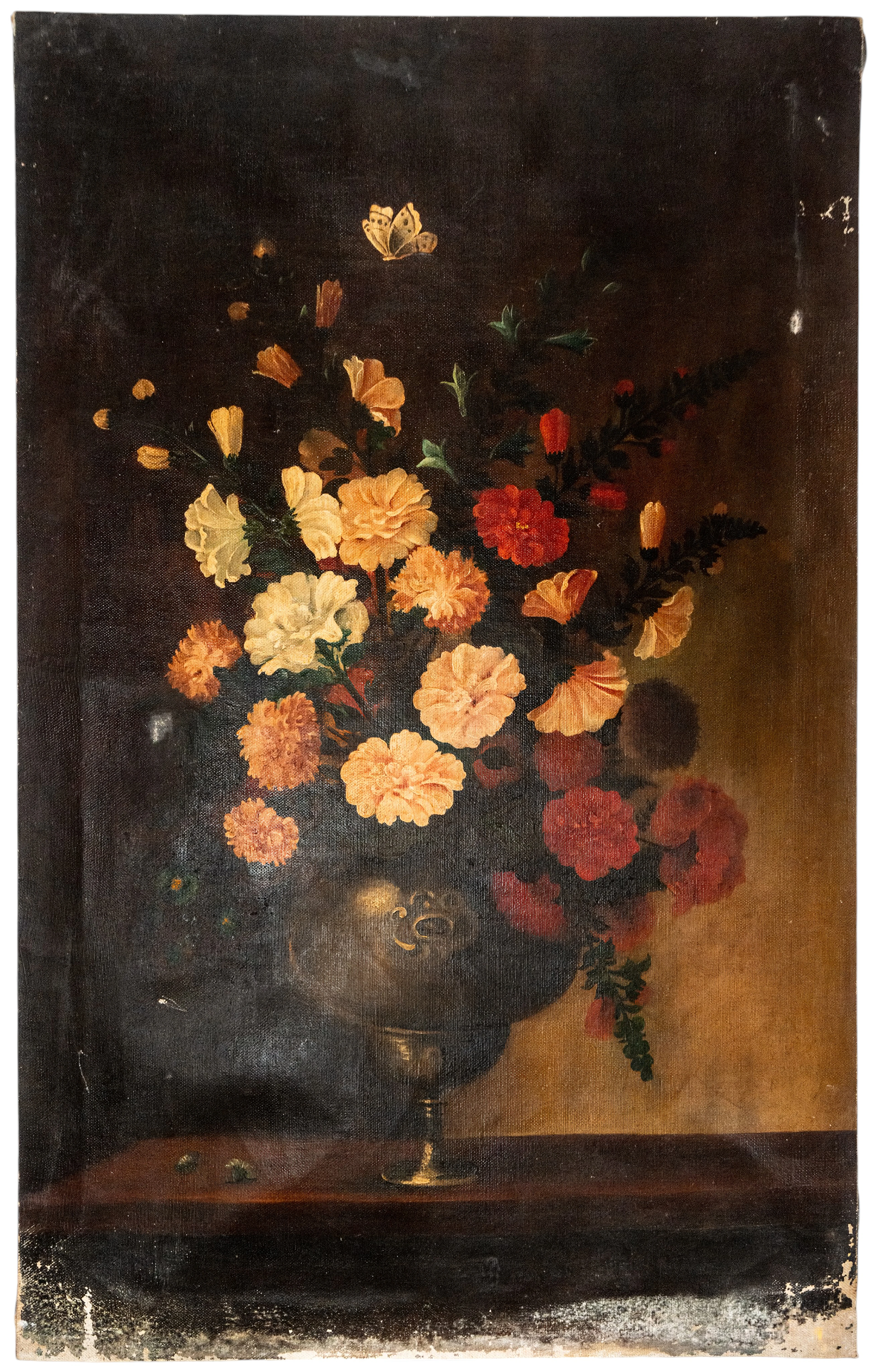 Still life with flowers – European school – 19th century