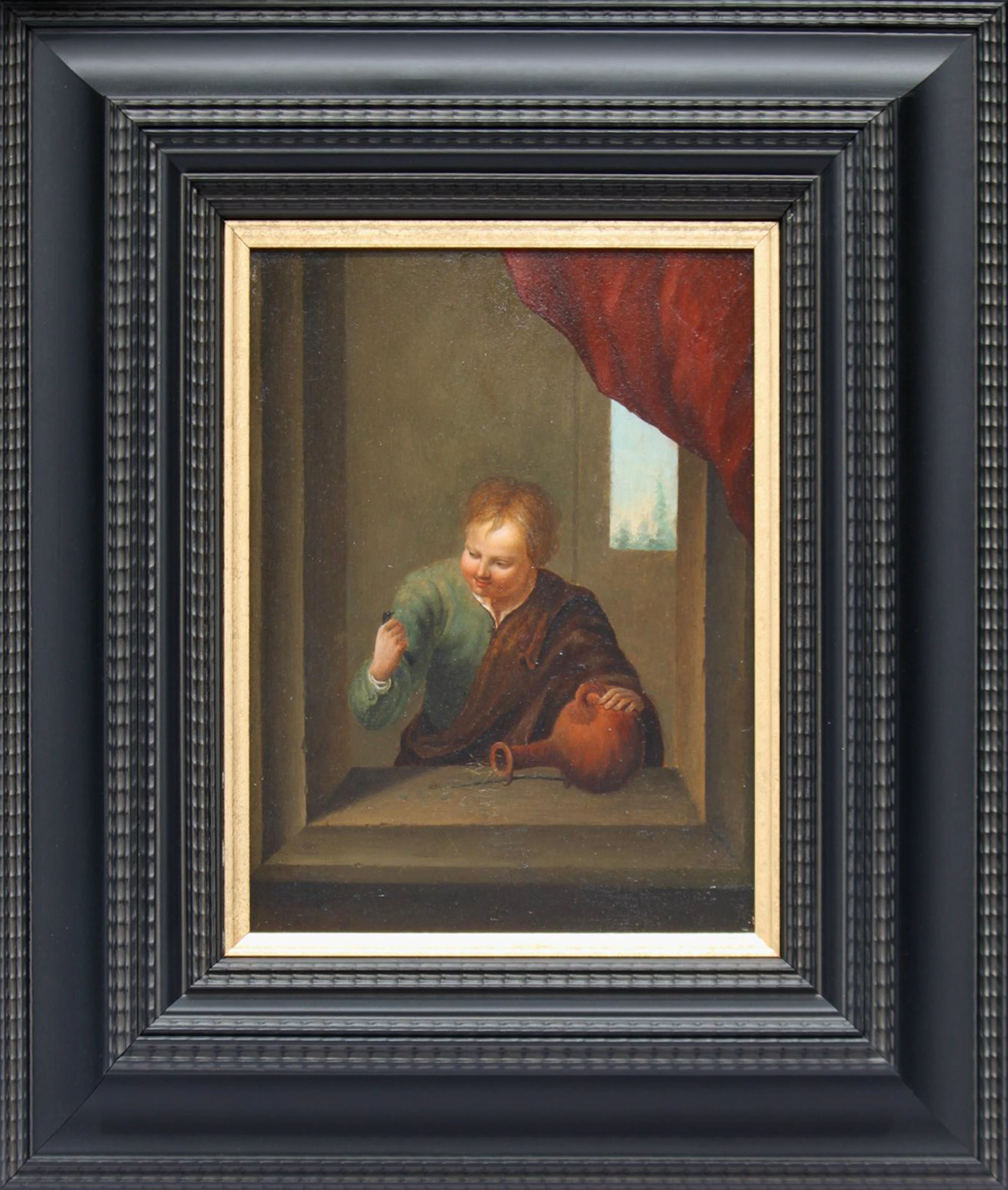 DUTCH SCHOOL IN THE TASTE OF THE 17TH CENTURY - The Man with the Jug