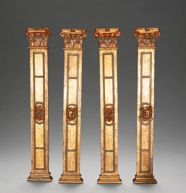 Set of four Renaissance pilasters – Spanish workshop – 16th century