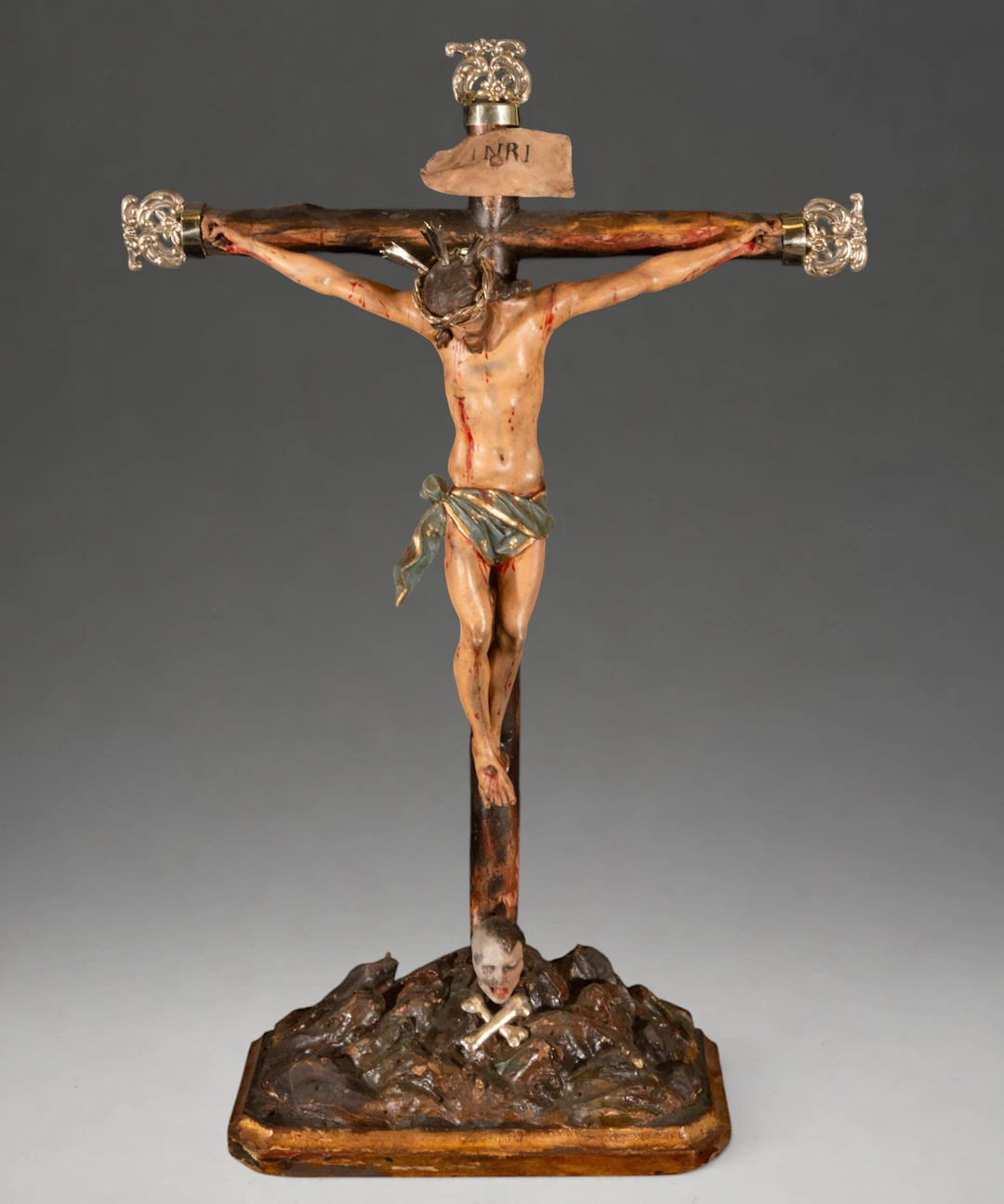 Hispano-Philippine crucifix with attributes of the Passion – Hispano-Philippine