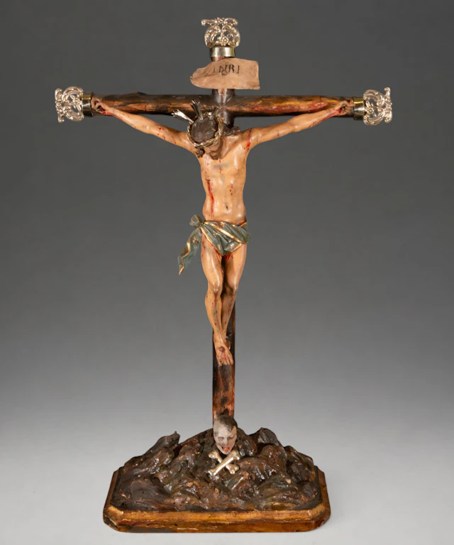 Hispano-Philippine crucifix with attributes of the Passion – Hispano-Philippine