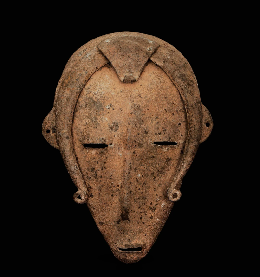 Metal mask, Bamana, Mali, 19th-20th centuries