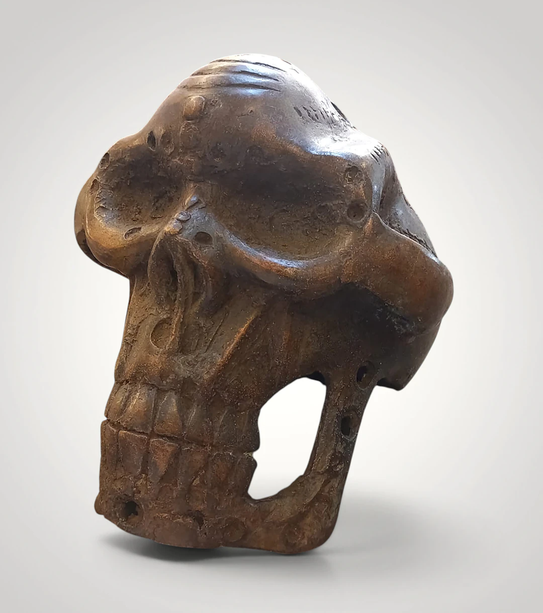 Bronze Skull - Benin, 20th Century