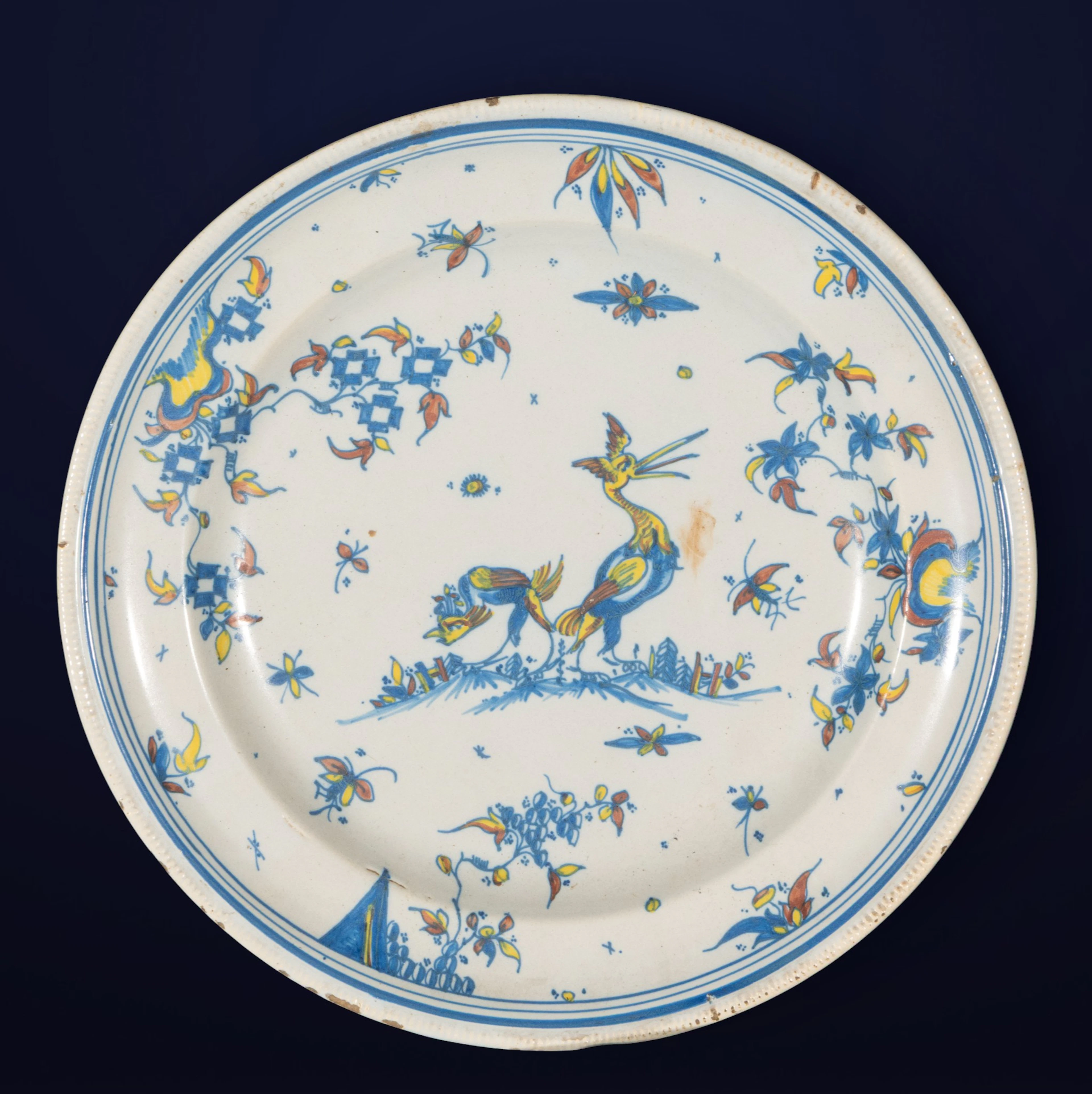 Alcora XVIII ceramic plate