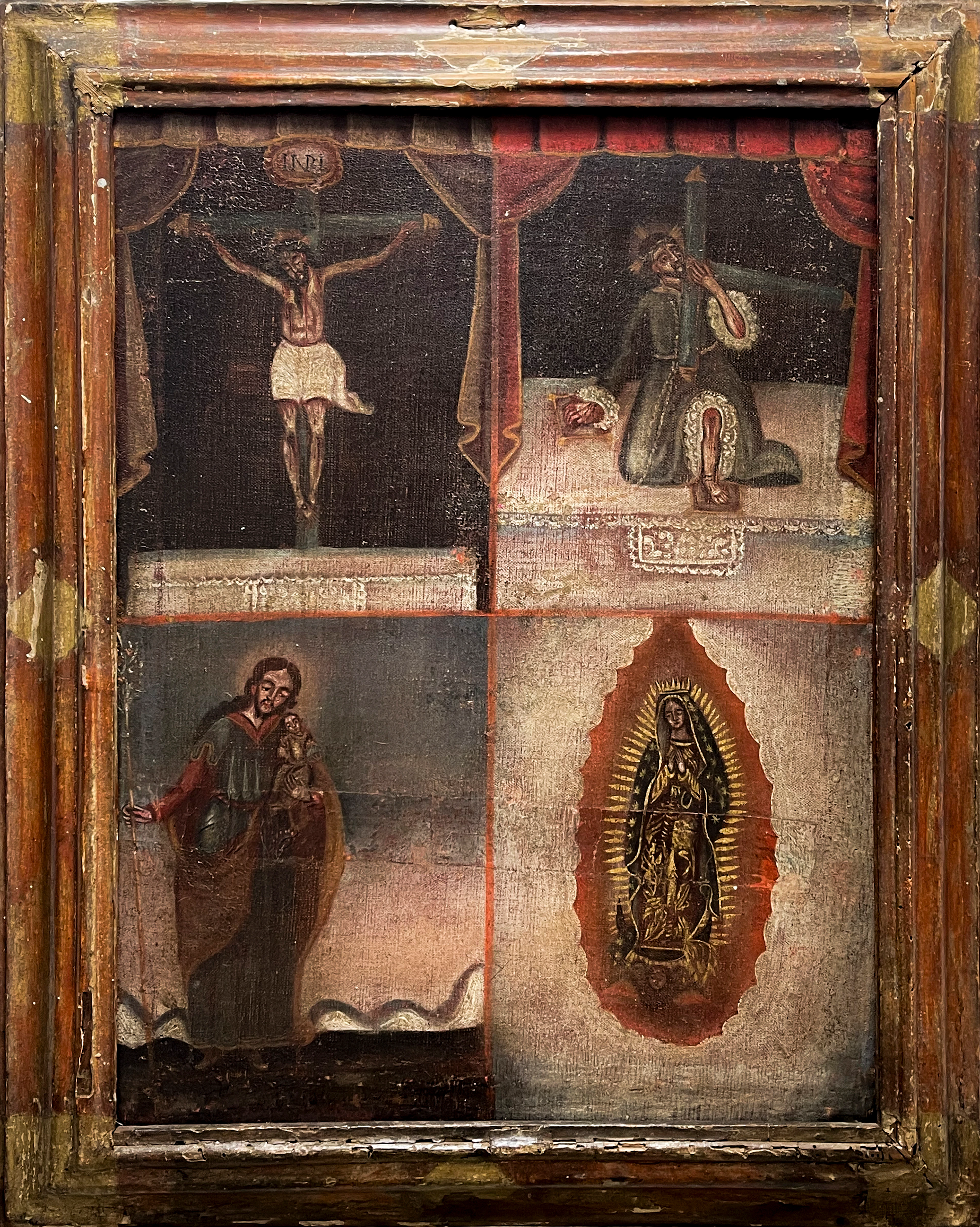 16th Century New Spain School - Sample of Christological scenes