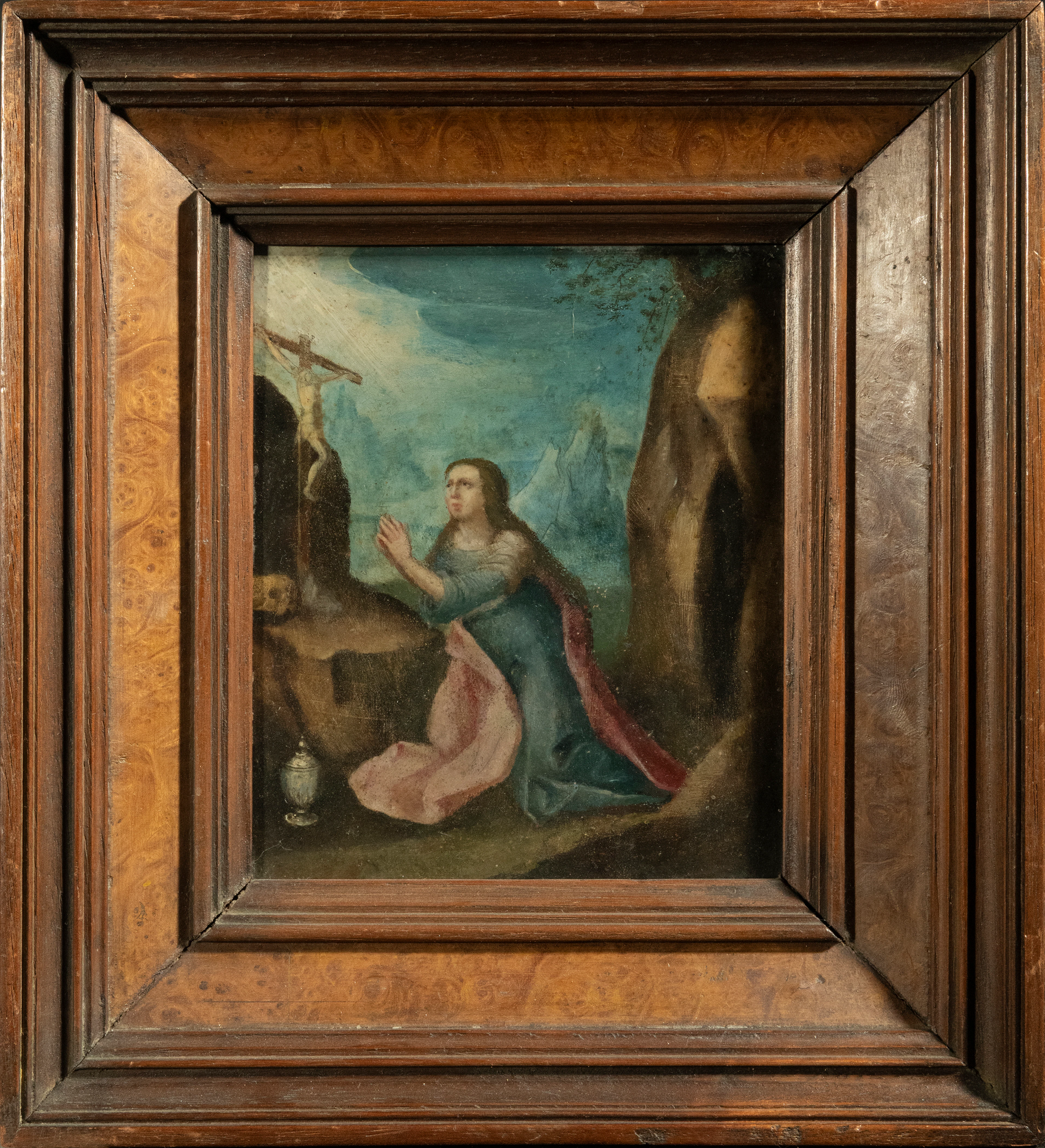 17TH CENTURY HISPANIC-FLEMISH COPPER – MARY MAGDALENE