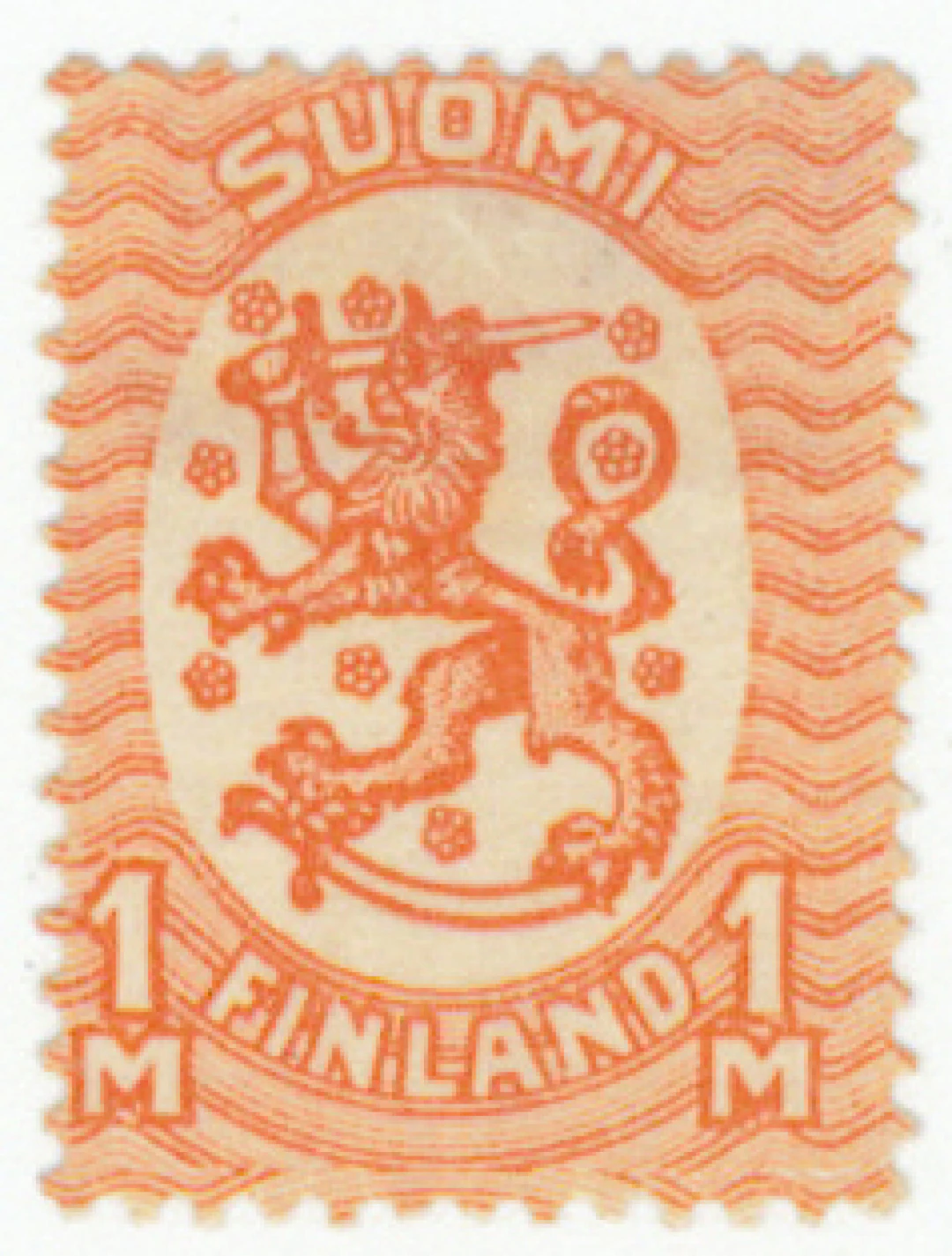 1 markka BW2 rare mint *. (L. 118BW2).